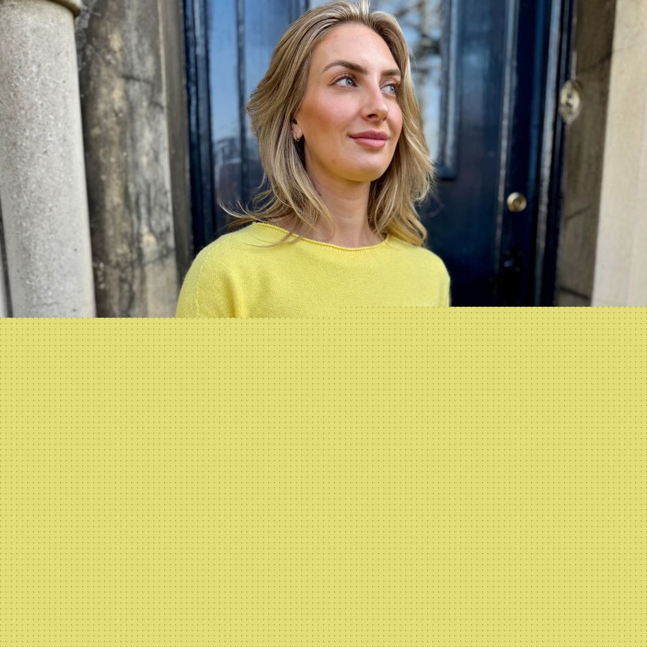 Lucia Pocket Knit – Sunflower Yellow
