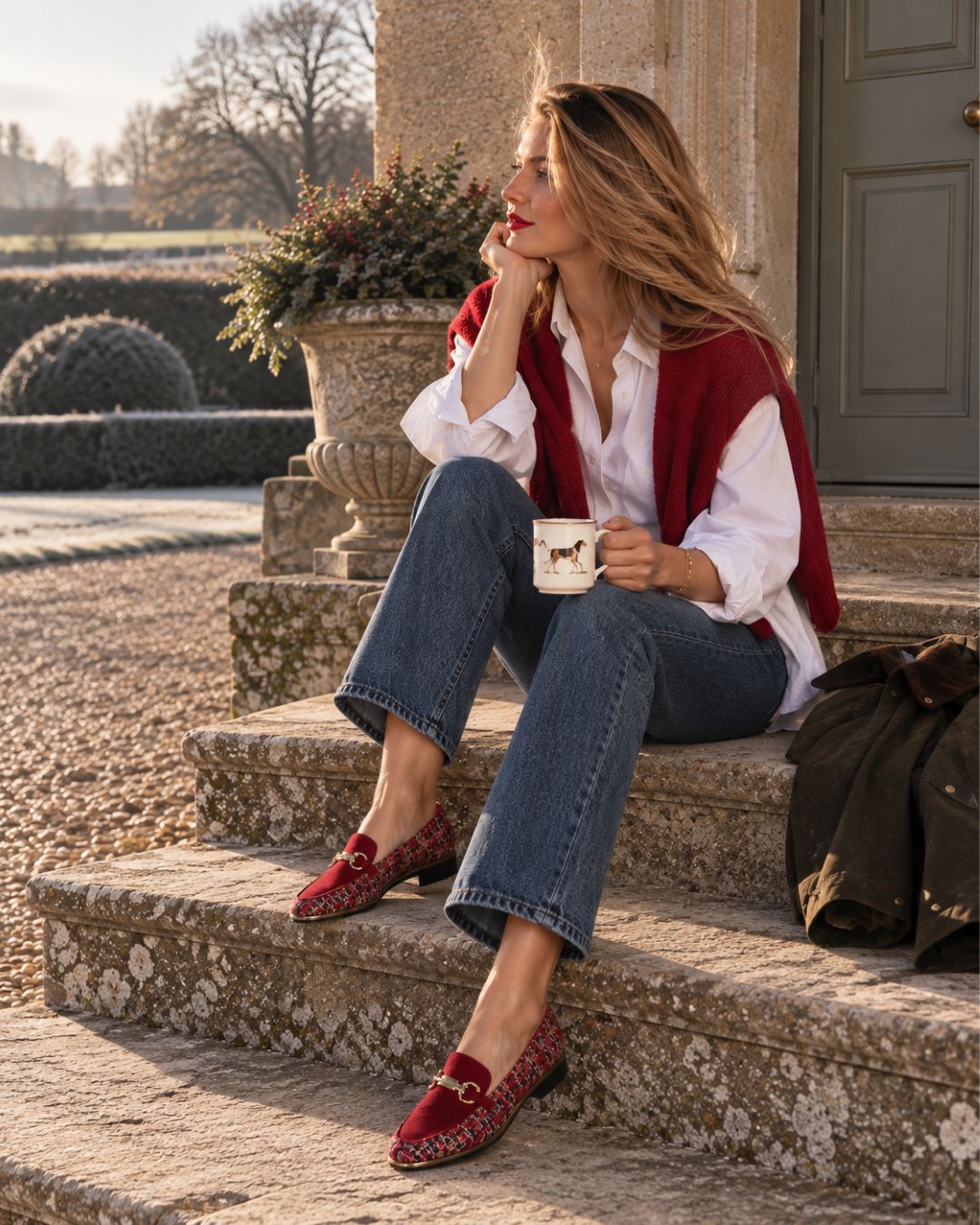 Hunting Red Loafer