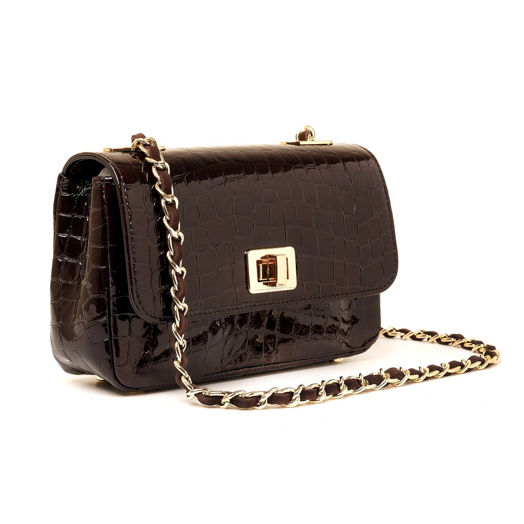 The Celia ~ Chocolate Brown Crossbody Handbag