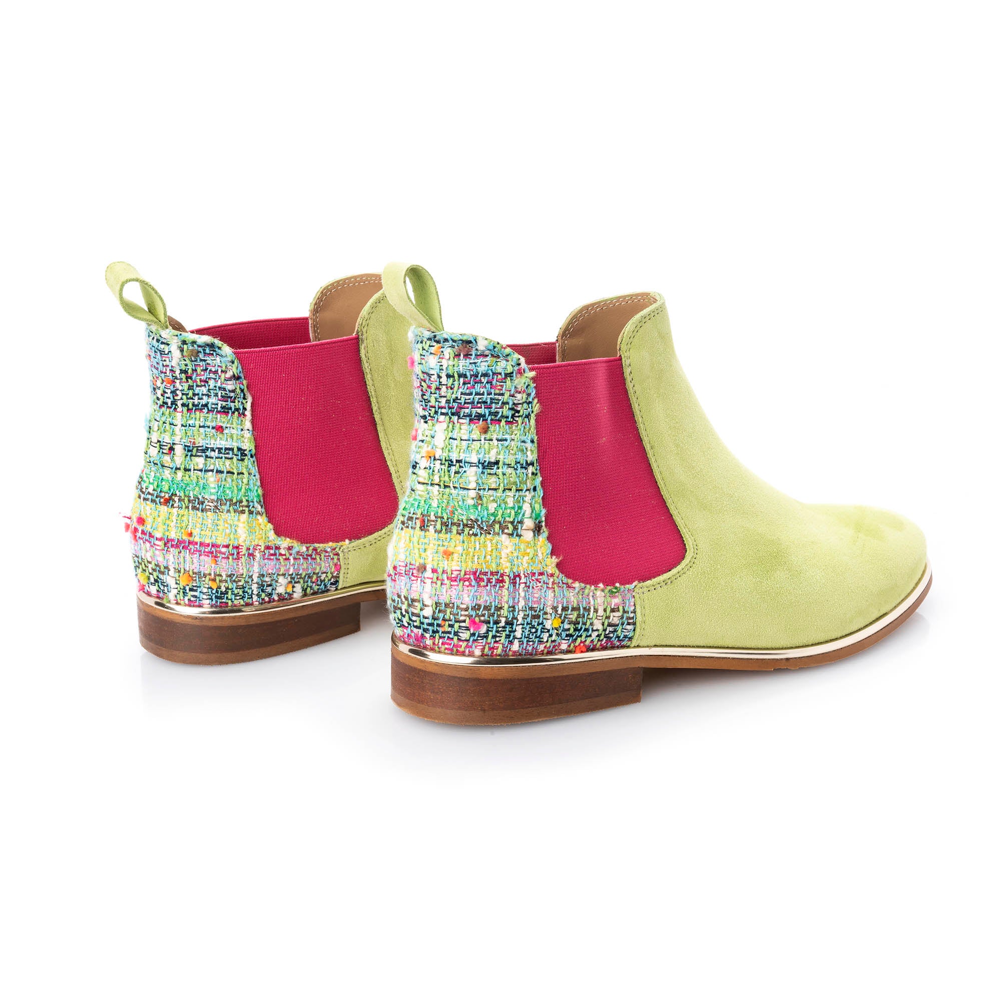 Lime Green Chelsea Boot