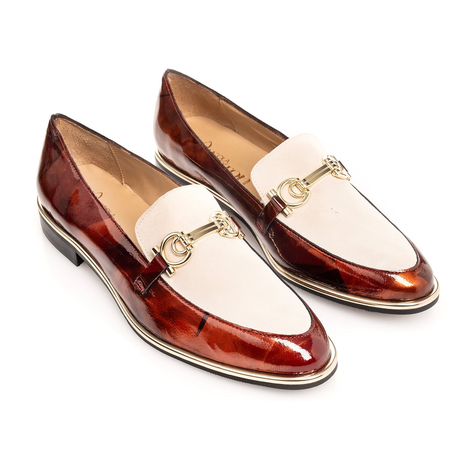 Cognac & Cream Loafer