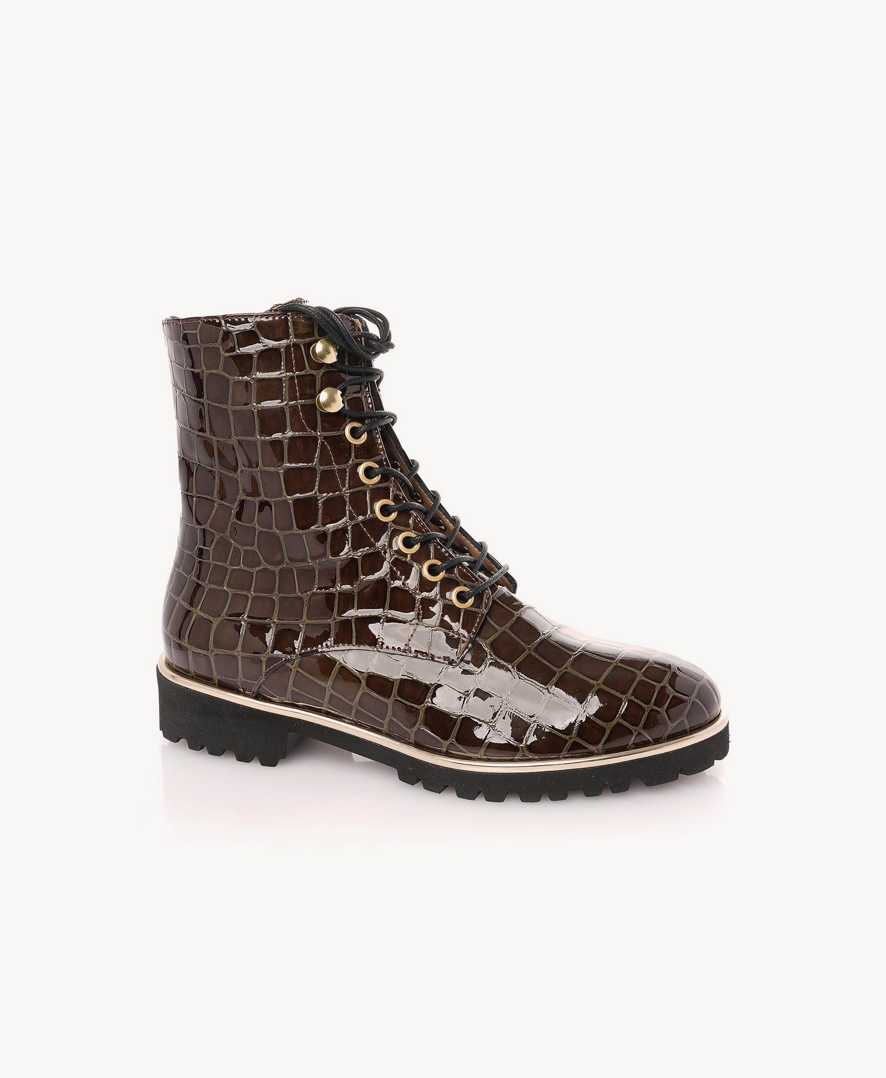 Khaki Biker Boot