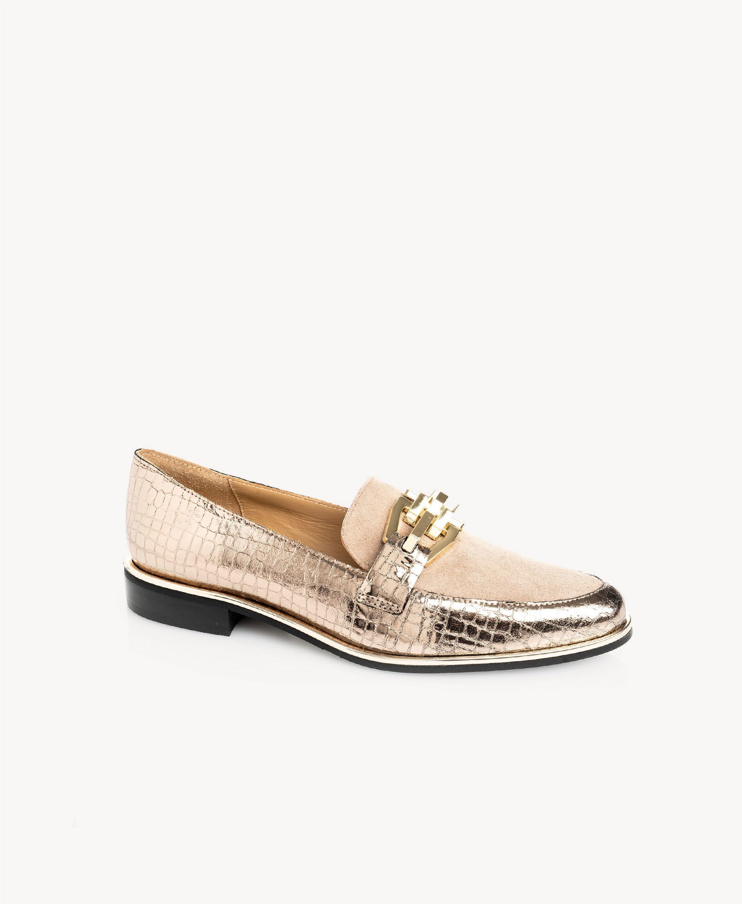 Bronze Metallic Loafer