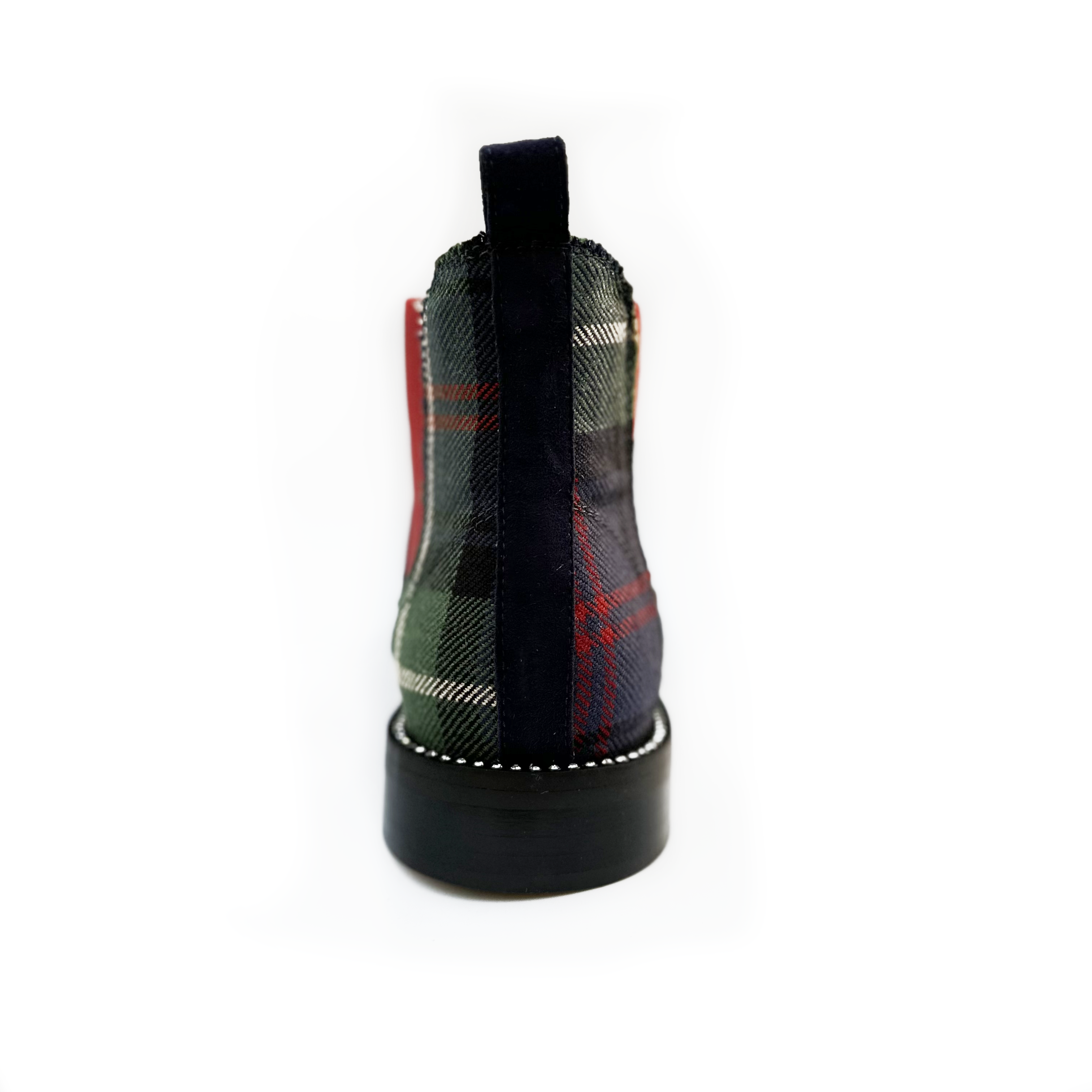 Limited Edition Navy Tartan Chelsea Boot