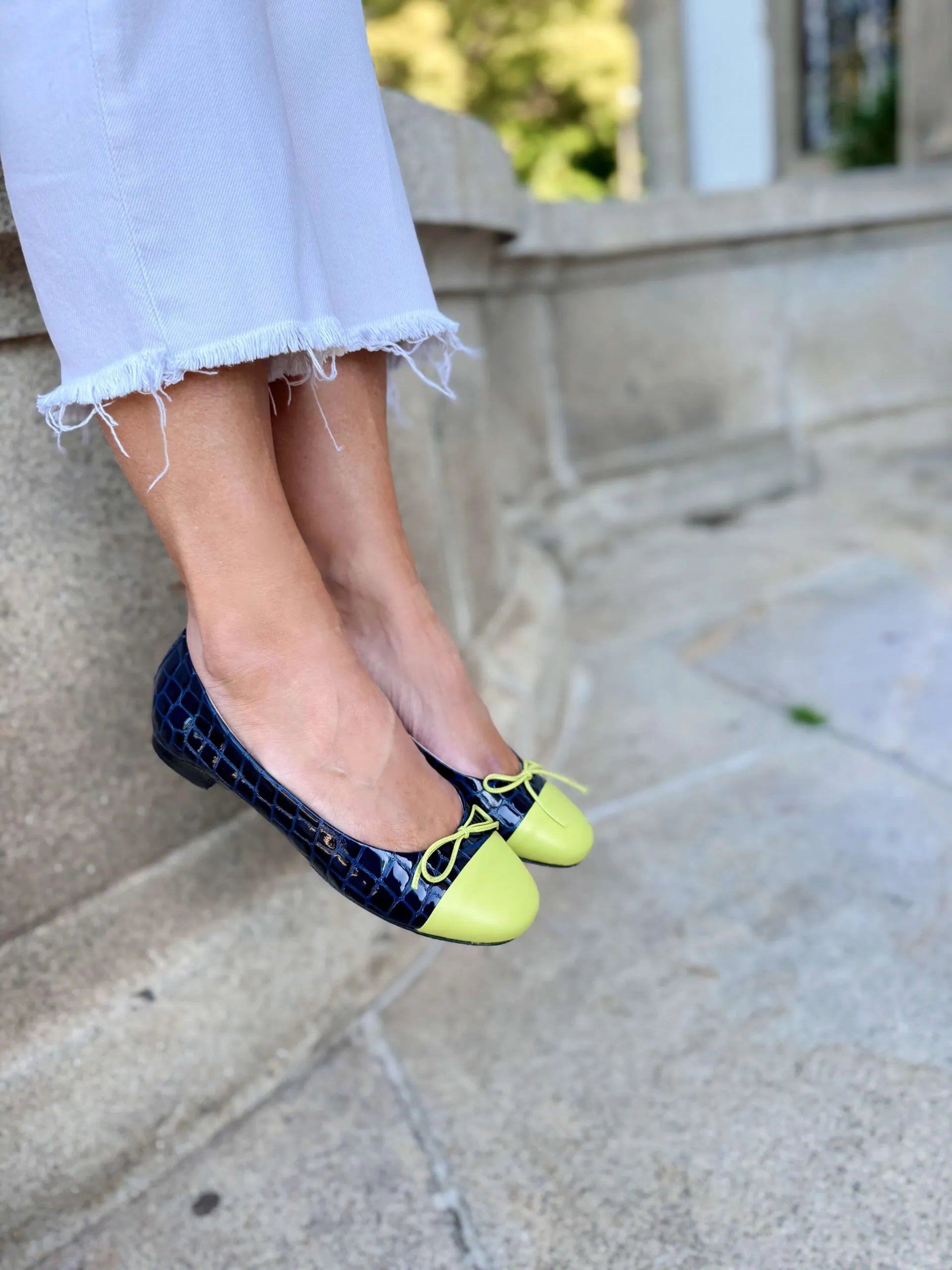 Navy Ballet Pump