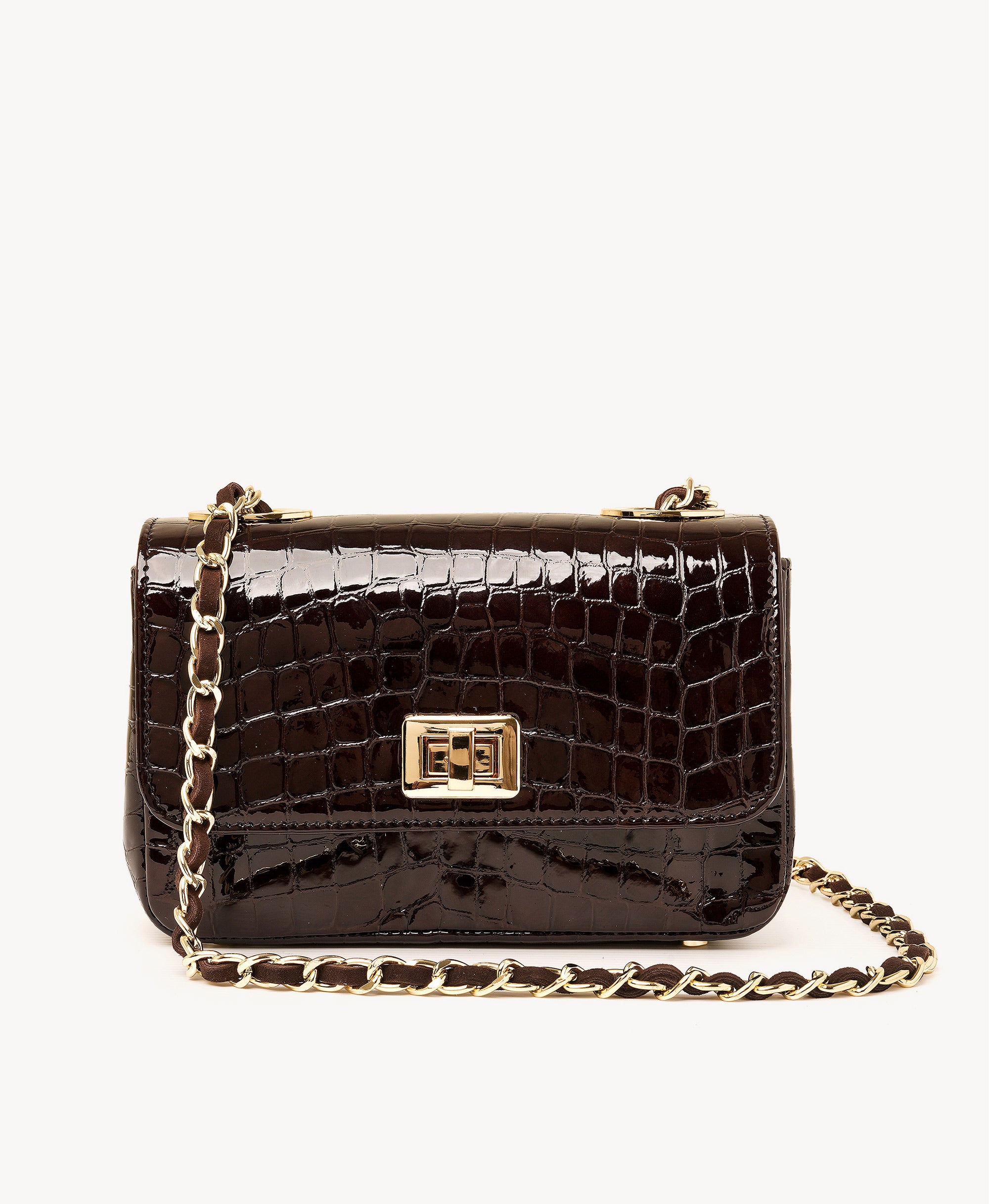 The Celia ~ Chocolate Brown Crossbody Handbag