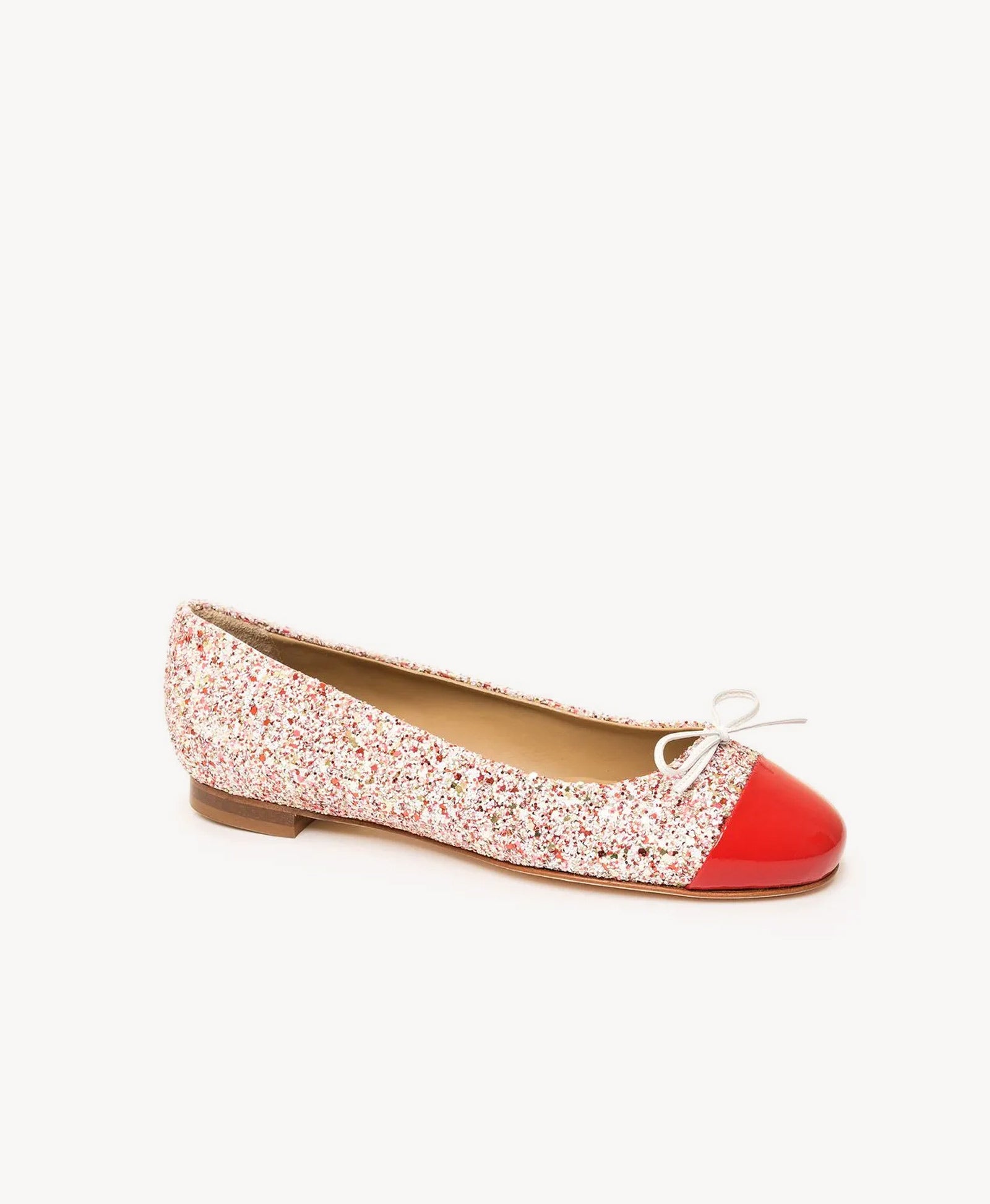 Sparkling Scarlet Ballet Pump
