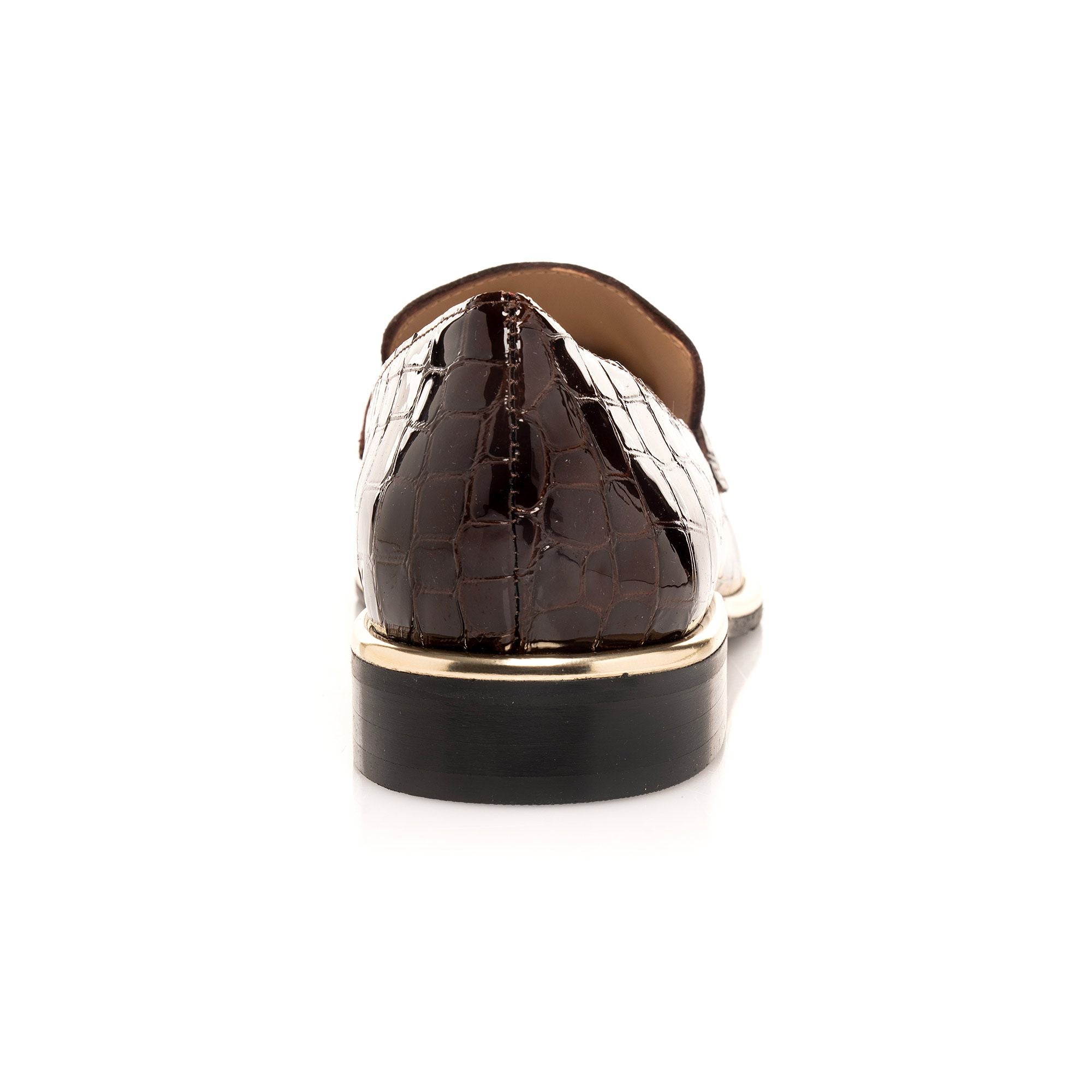 Chocolate Croc Loafer