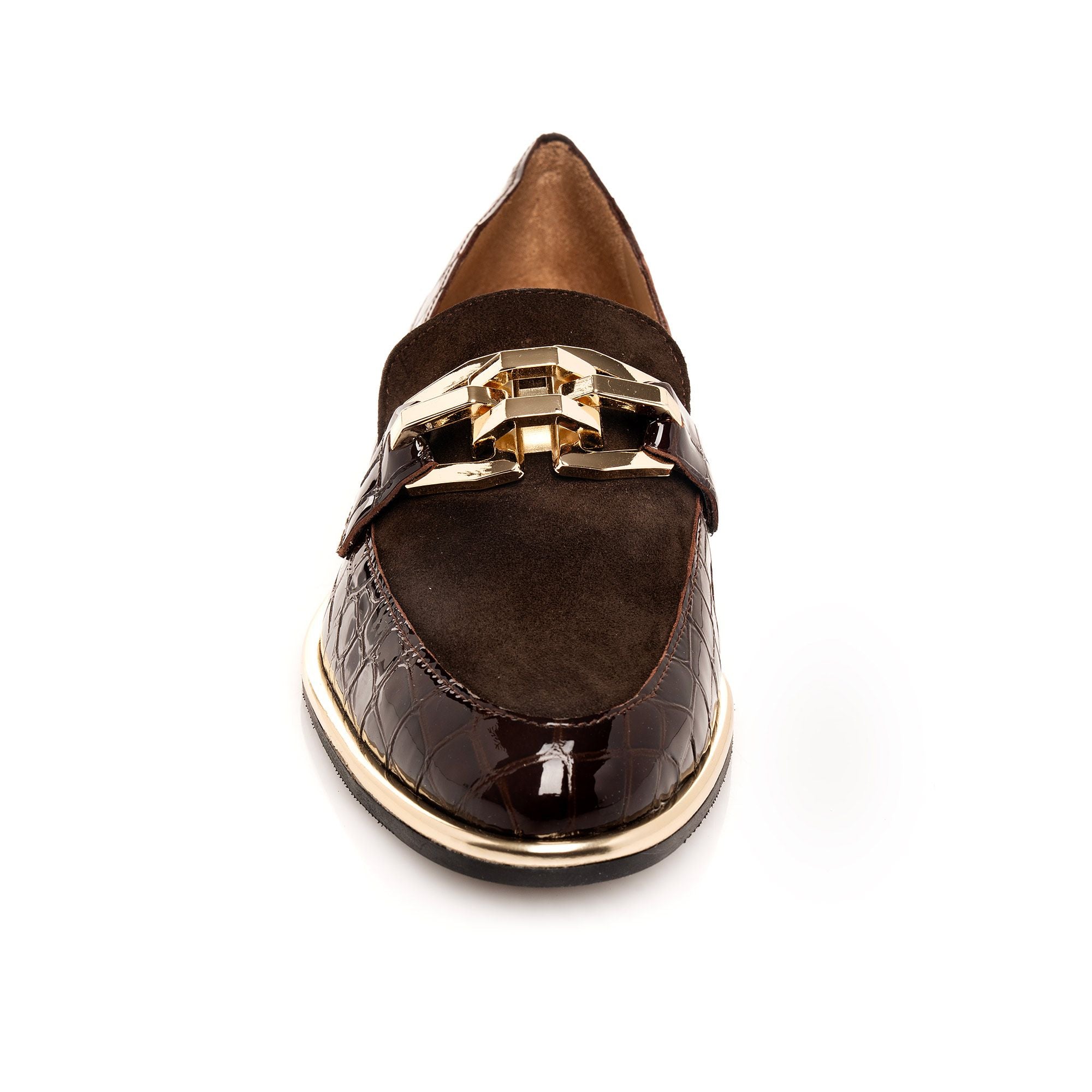Chocolate Croc Loafer