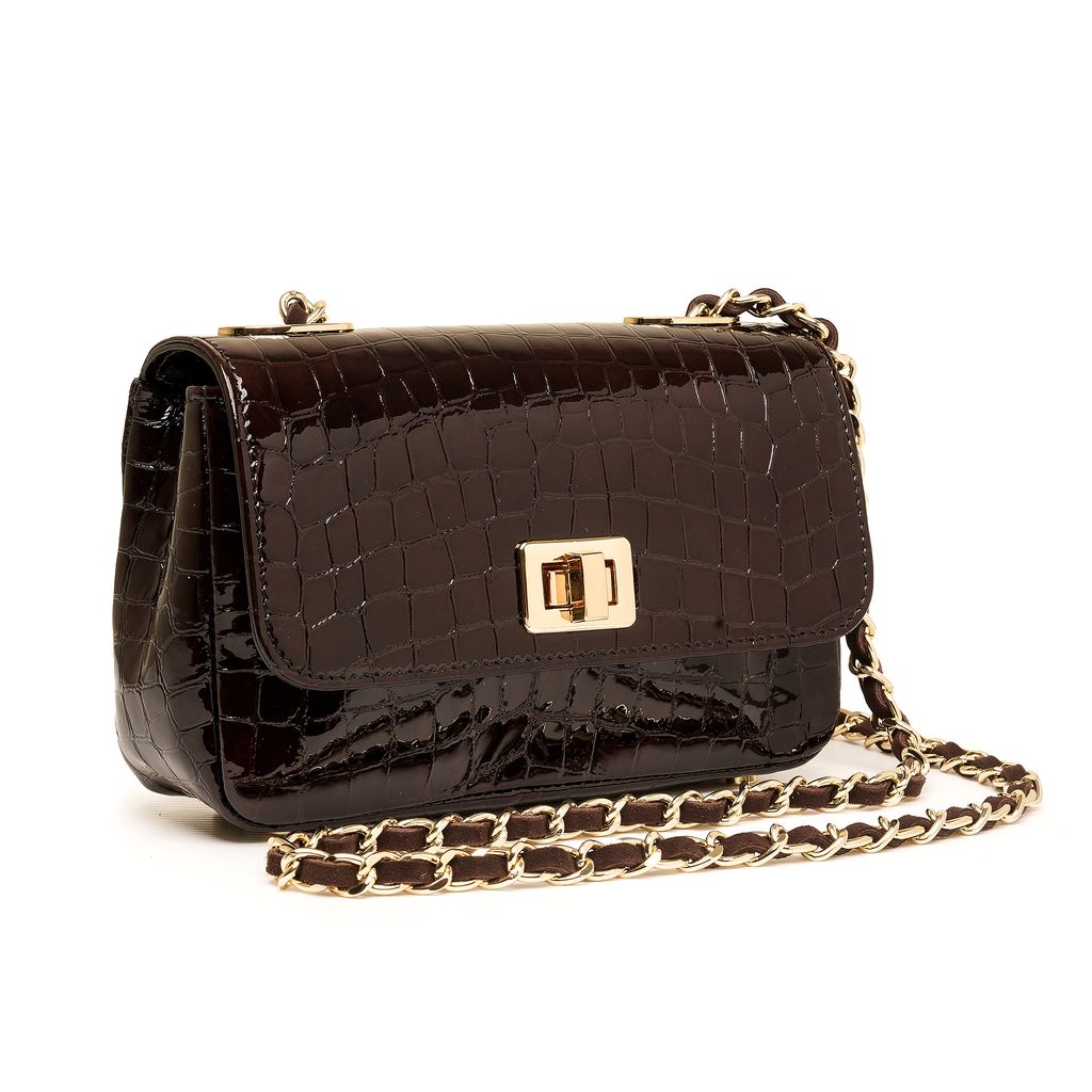 The Celia ~ Chocolate Brown Crossbody Handbag