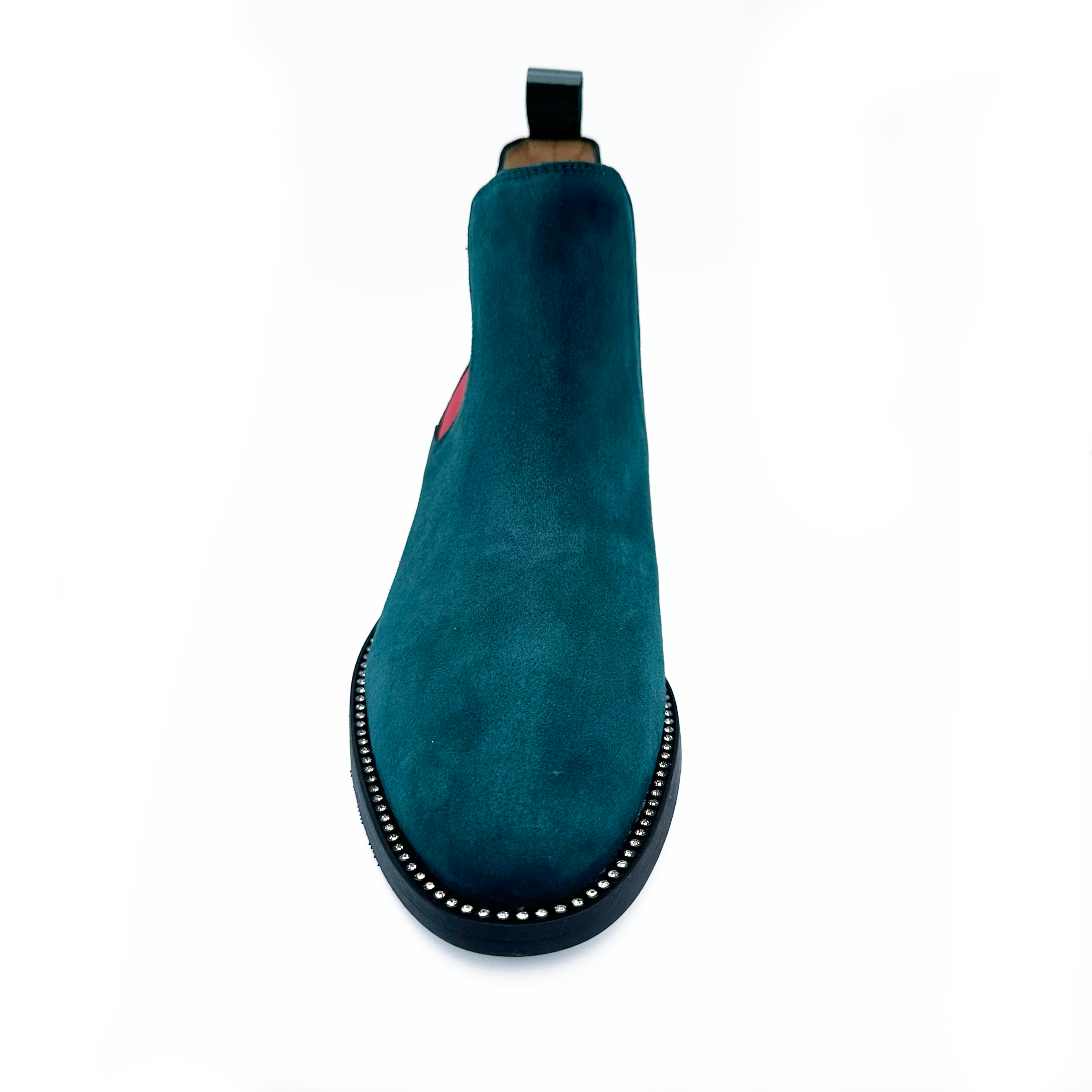 Green & Burgundy Chelsea Boot
