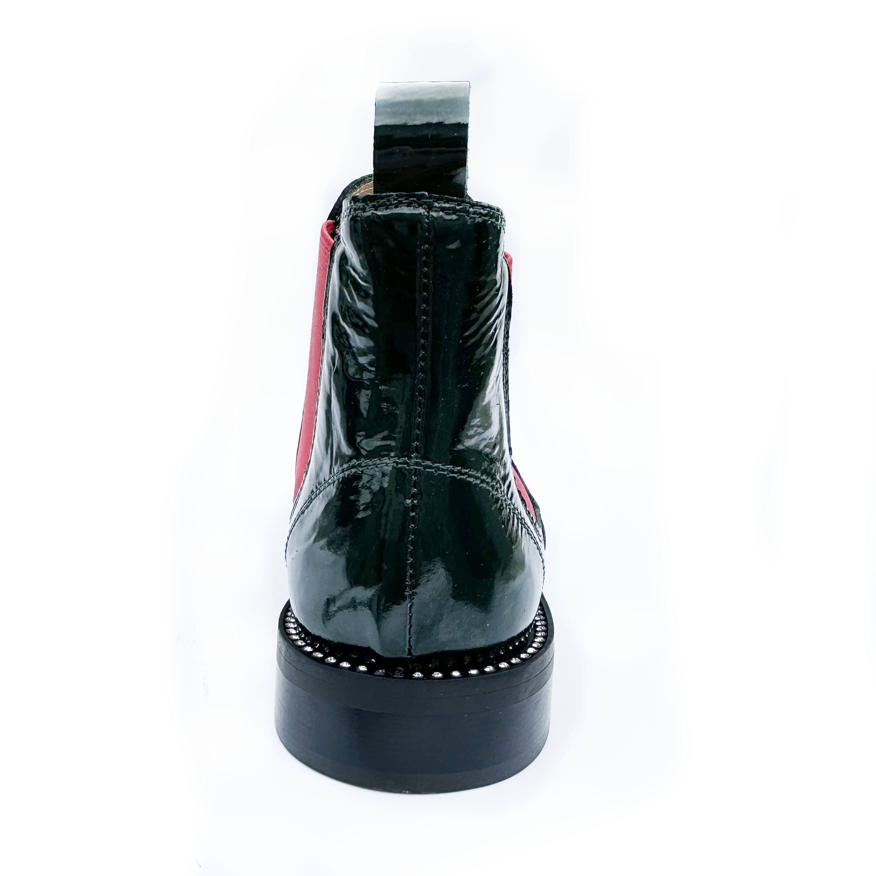 Green & Burgundy Chelsea Boot