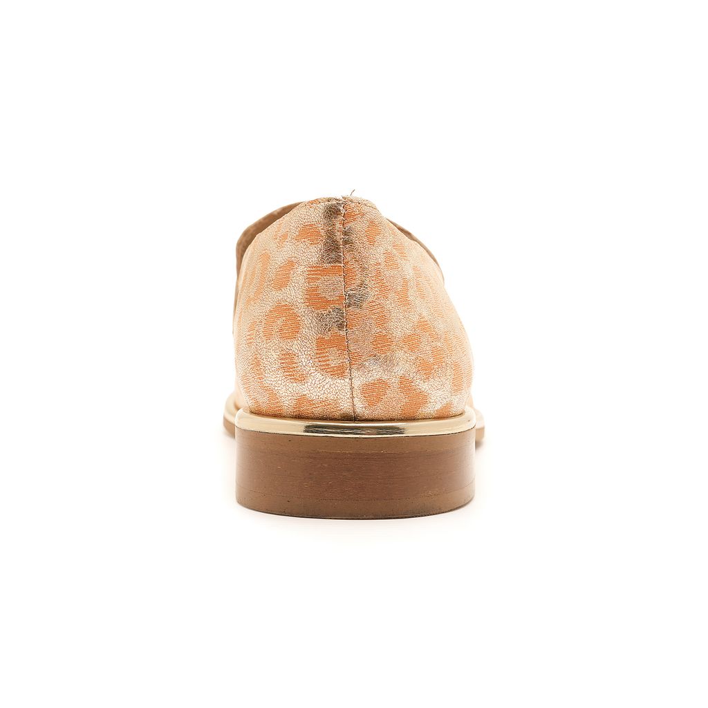 Golden Leopard Loafer
