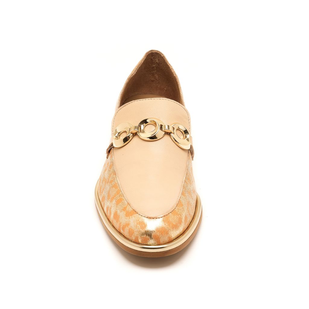 Golden Leopard Loafer