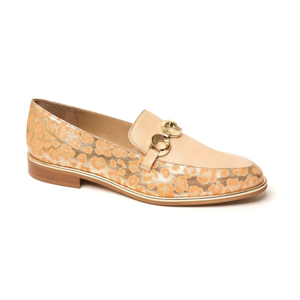 Golden Leopard Loafer