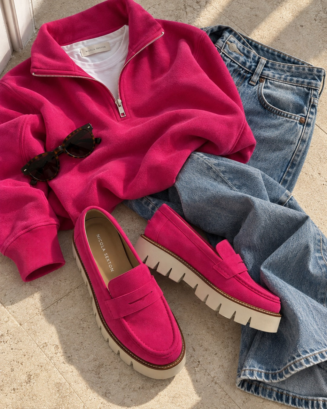The Weekender Loafer - Wild Raspberry