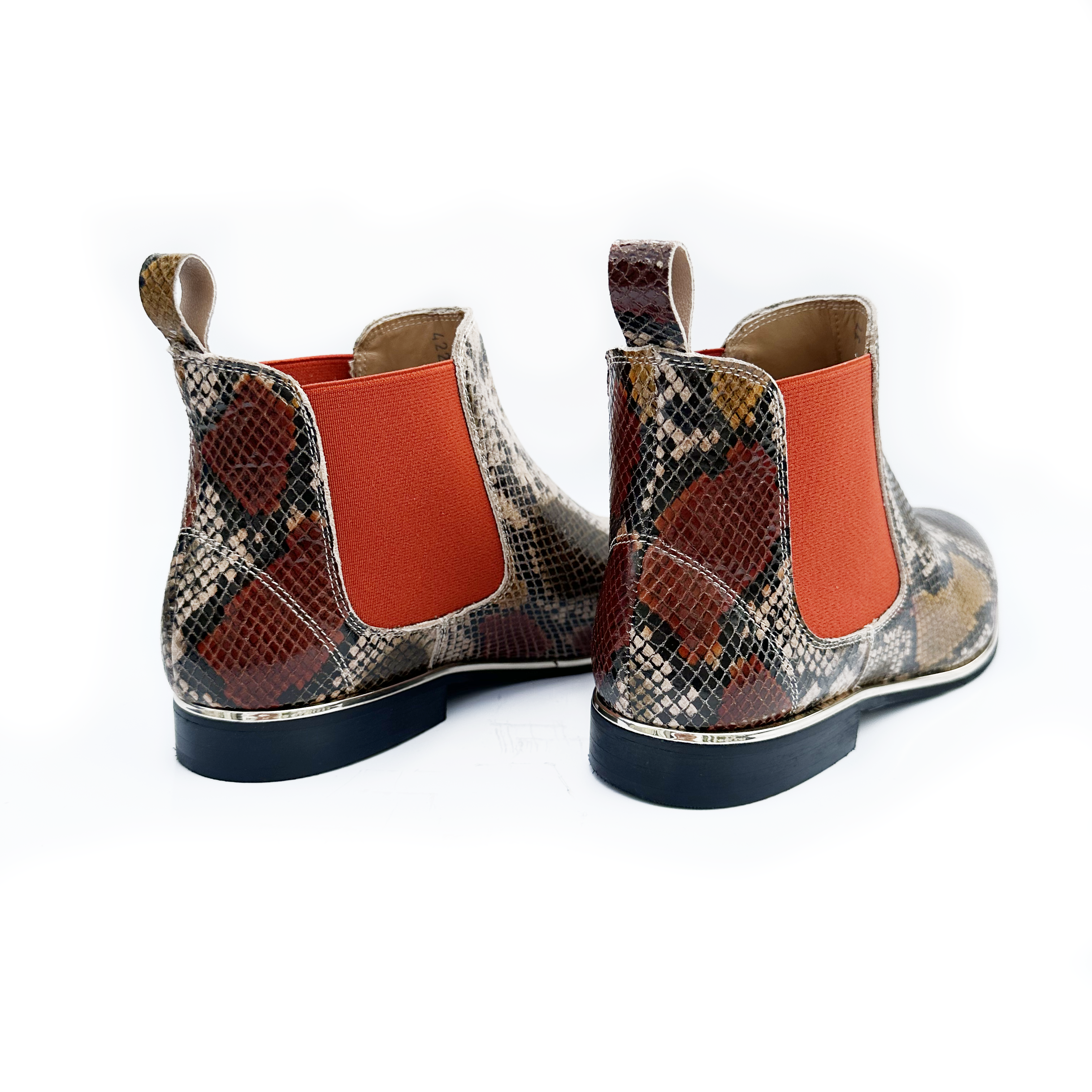 Snake Print Chelsea Boot