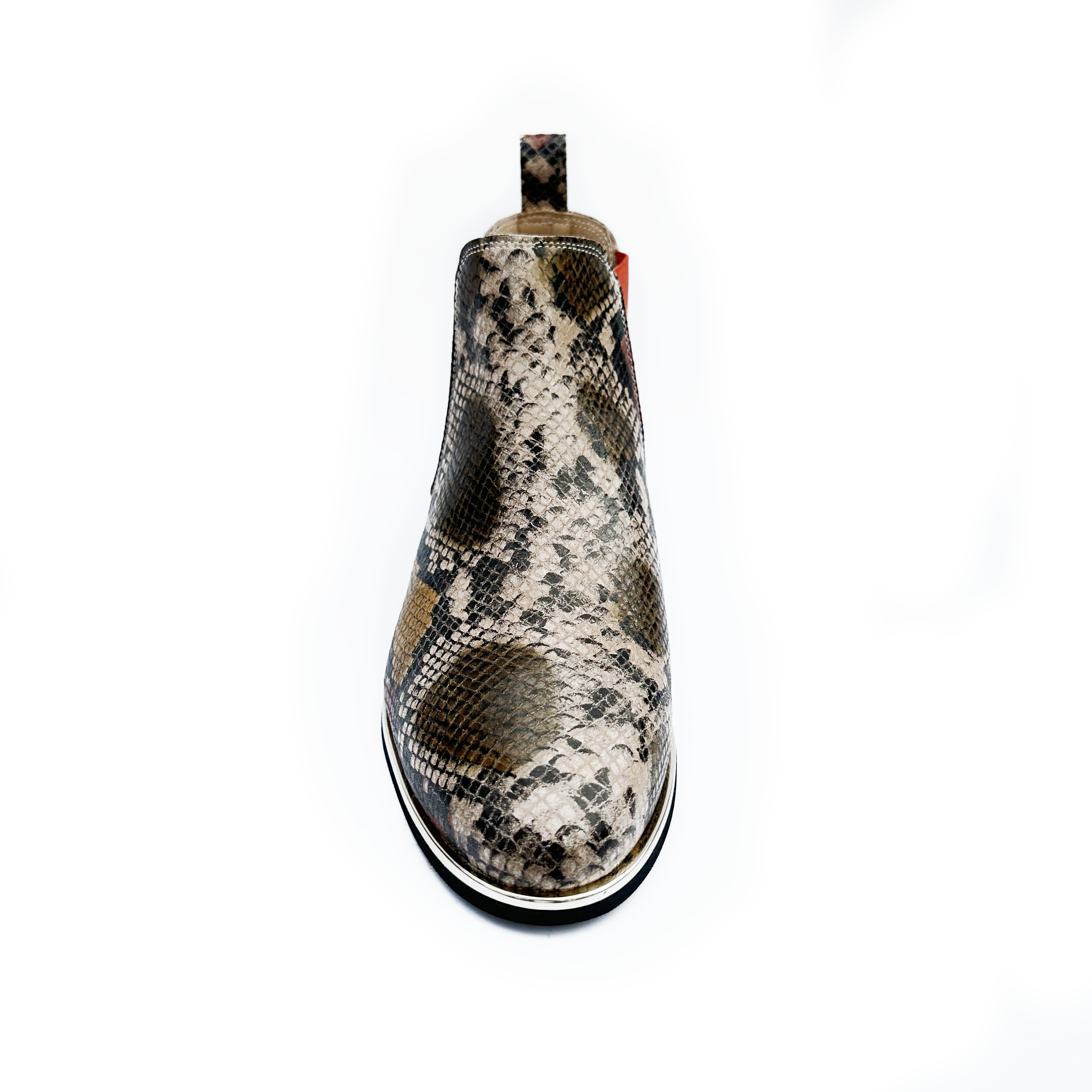 Snake Print Chelsea Boot