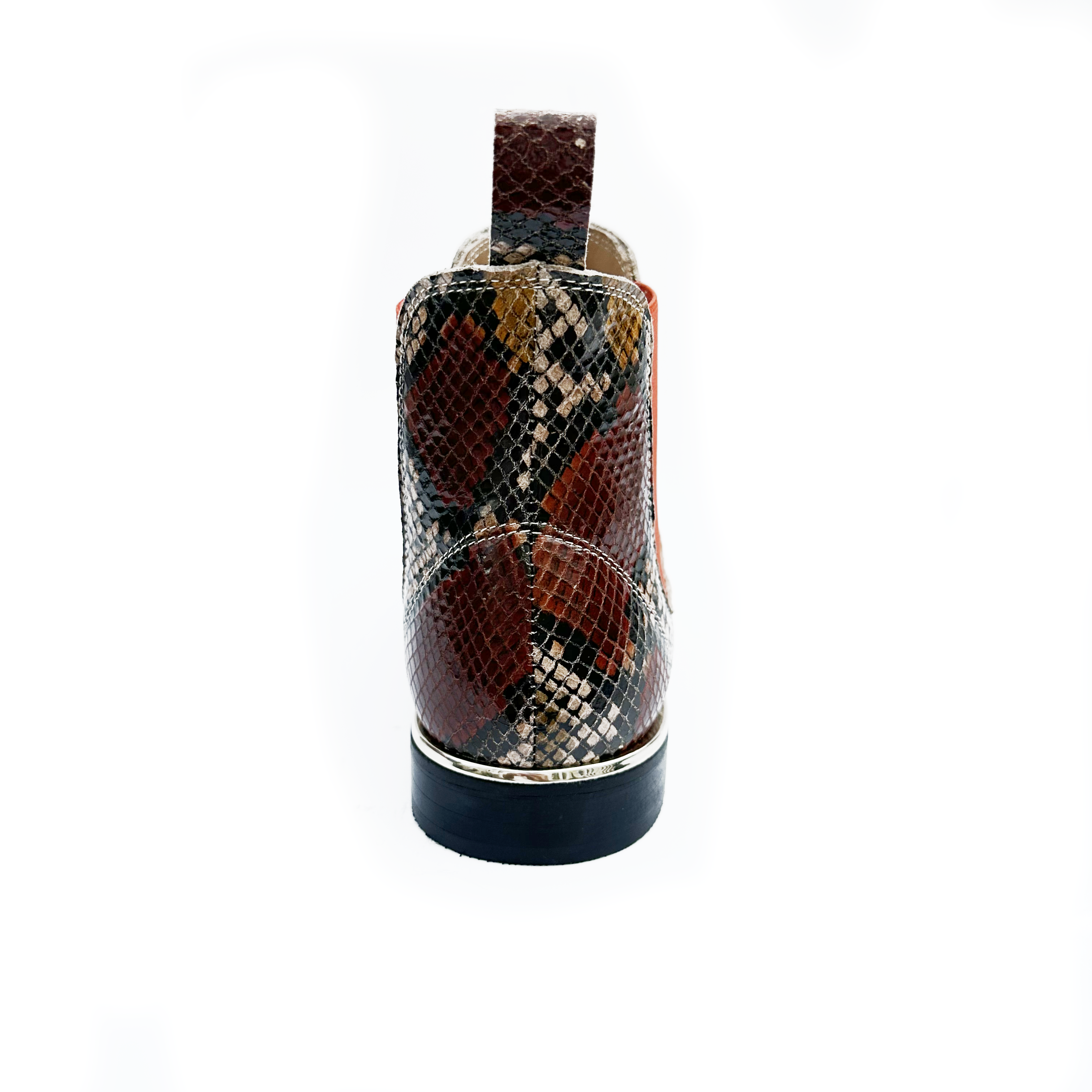 Snake Print Chelsea Boot