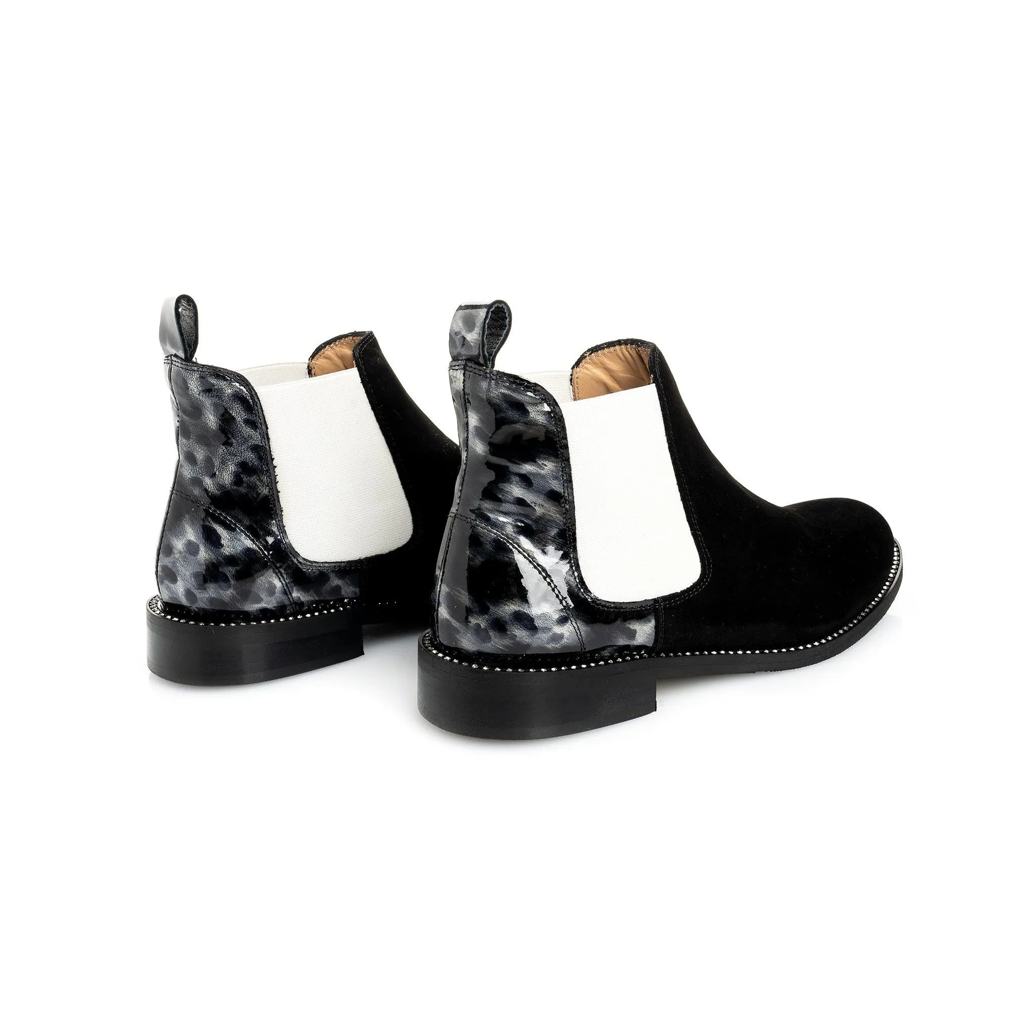 Black Suede Chelsea Boot