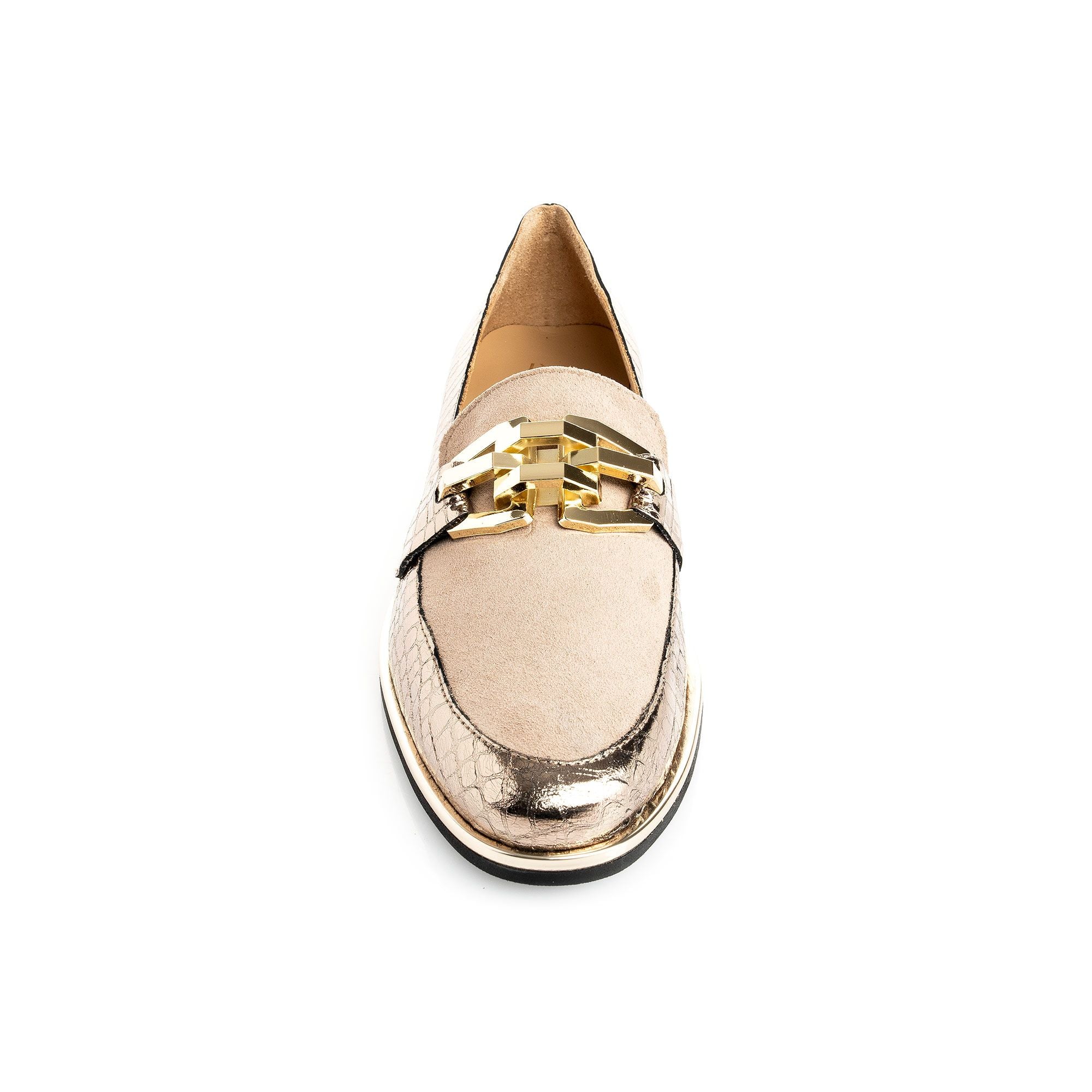 Bronze Metallic Loafer
