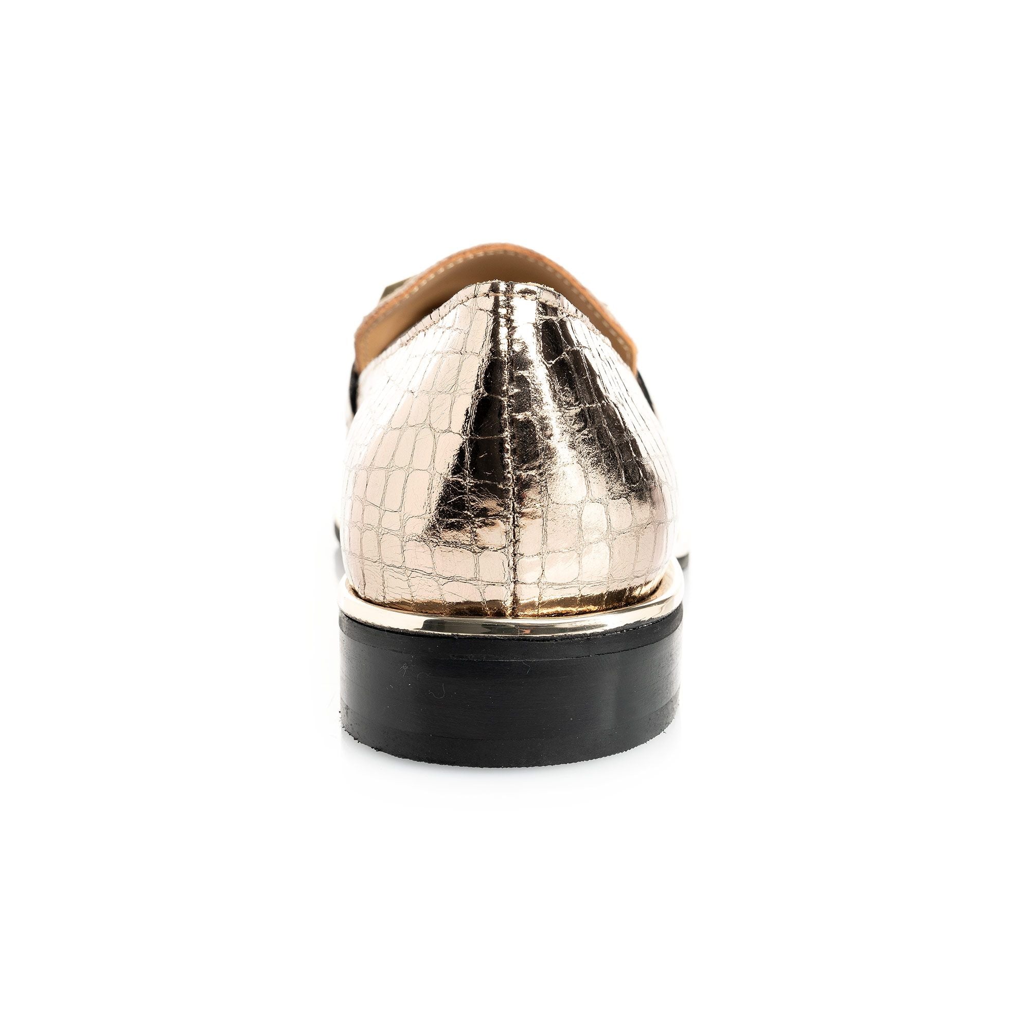 Bronze Metallic Loafer