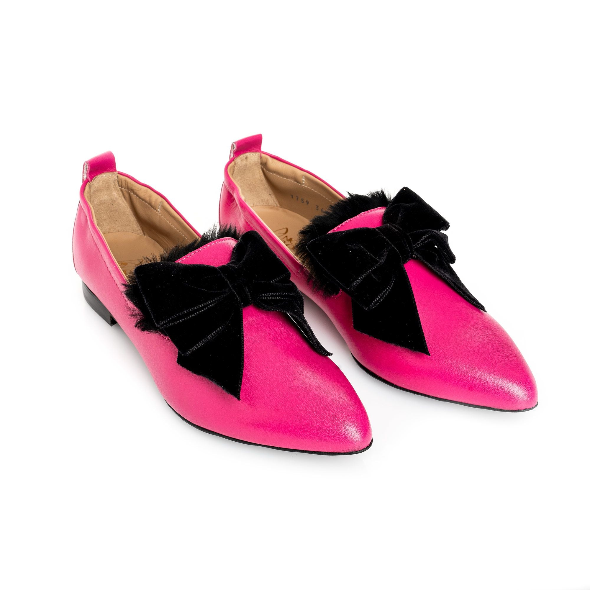 Pink Pointed Bow Pump