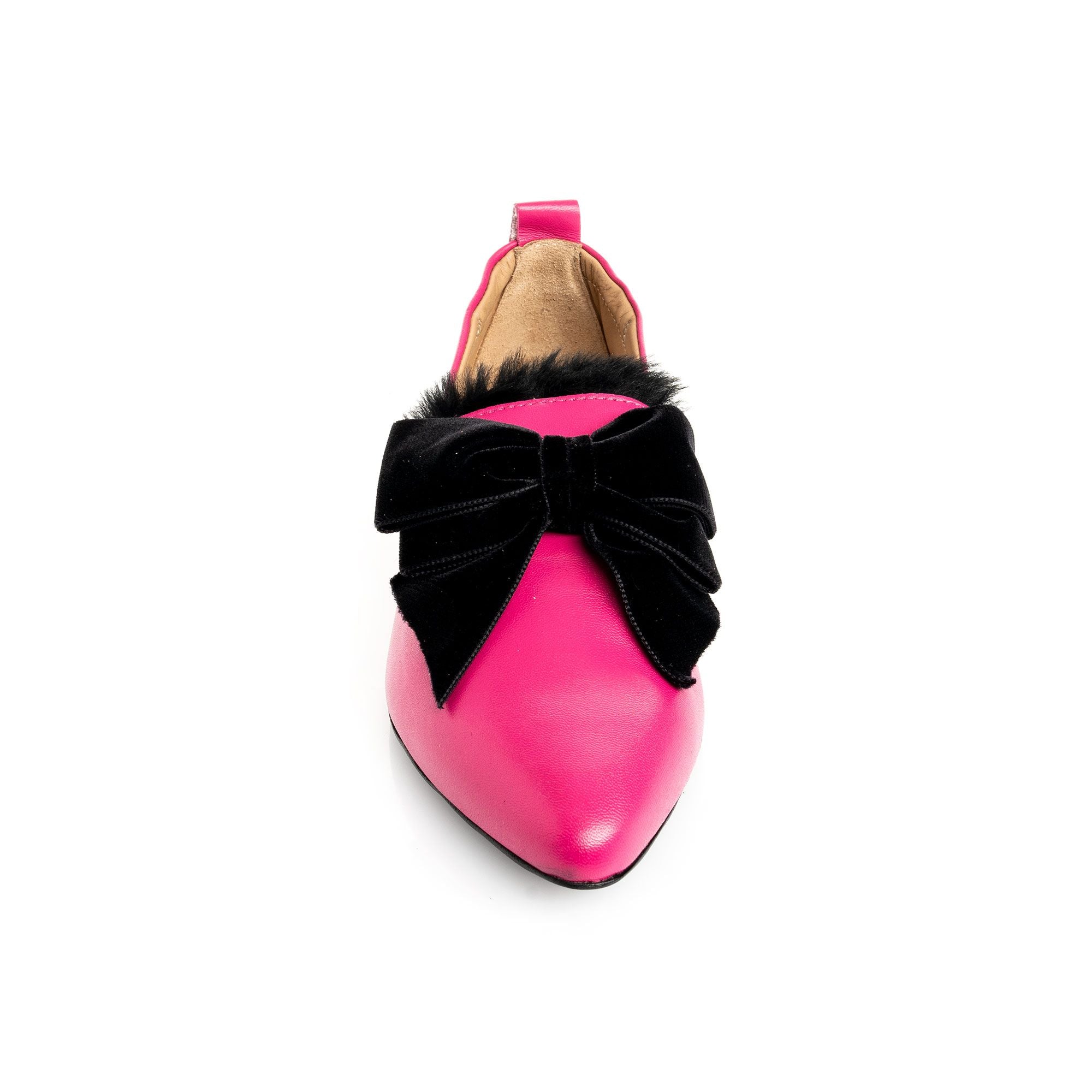 Pink Pointed Bow Pump