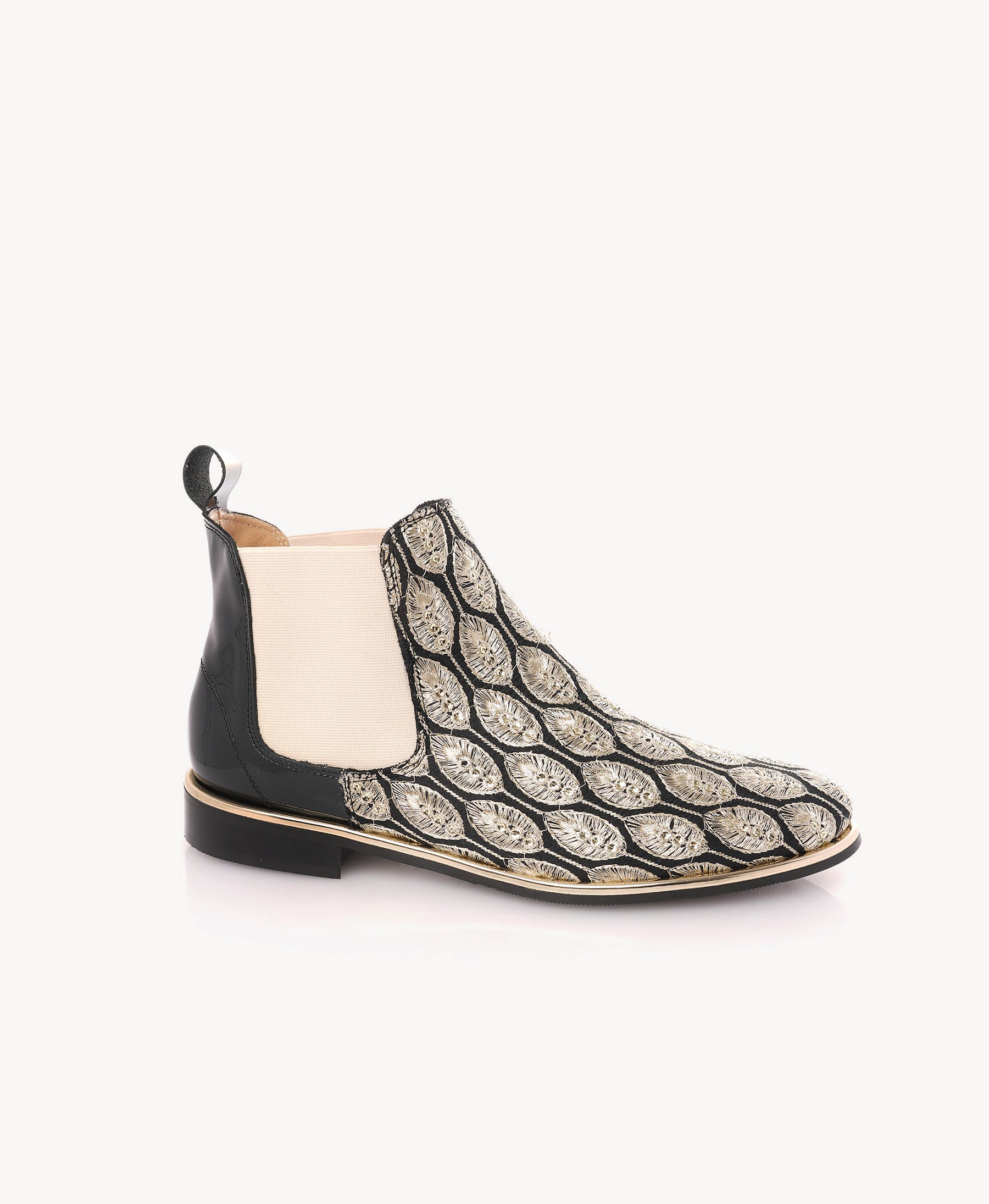 Black and Gold Chelase boot