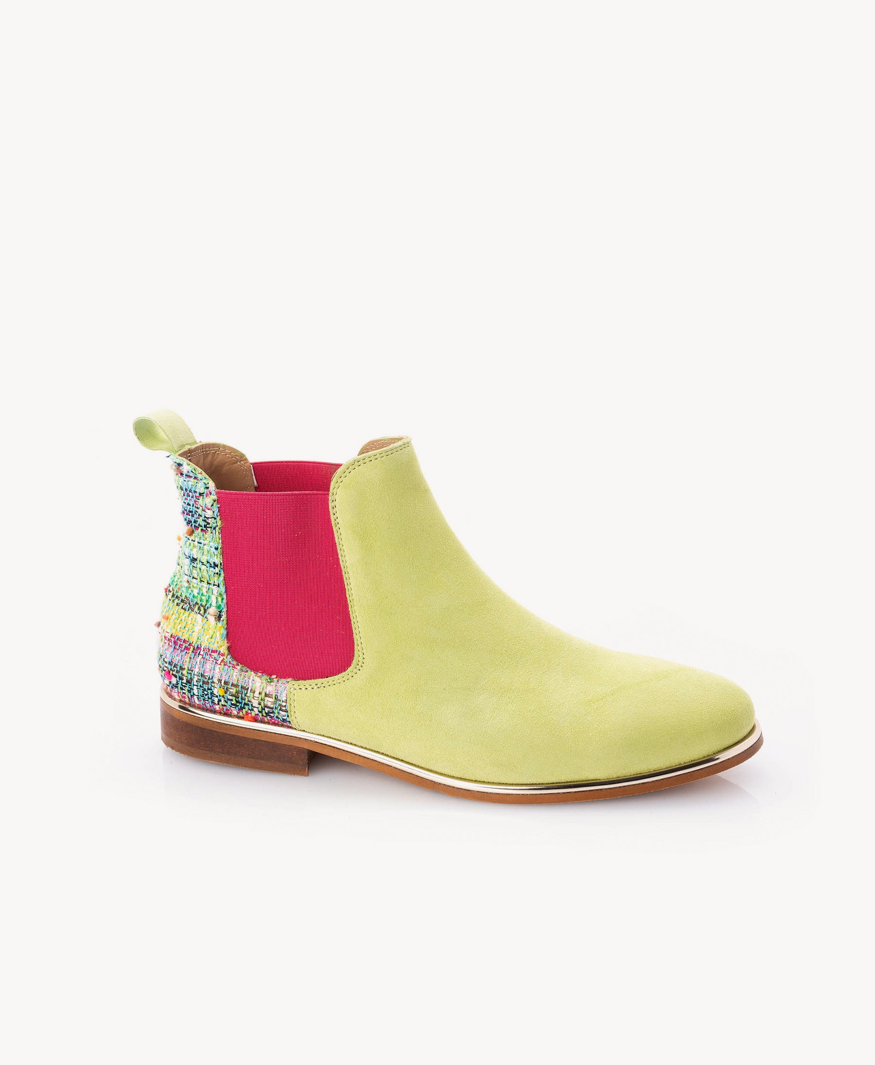 Lime Green Chelsea Boot