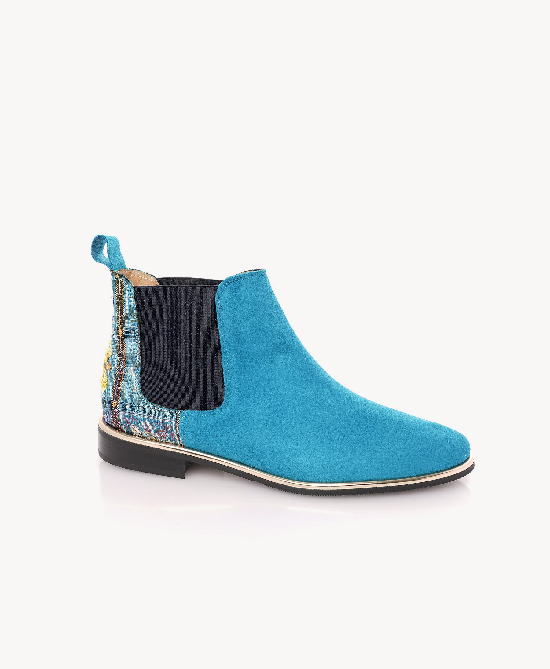 Turquoise Chelsea Boot