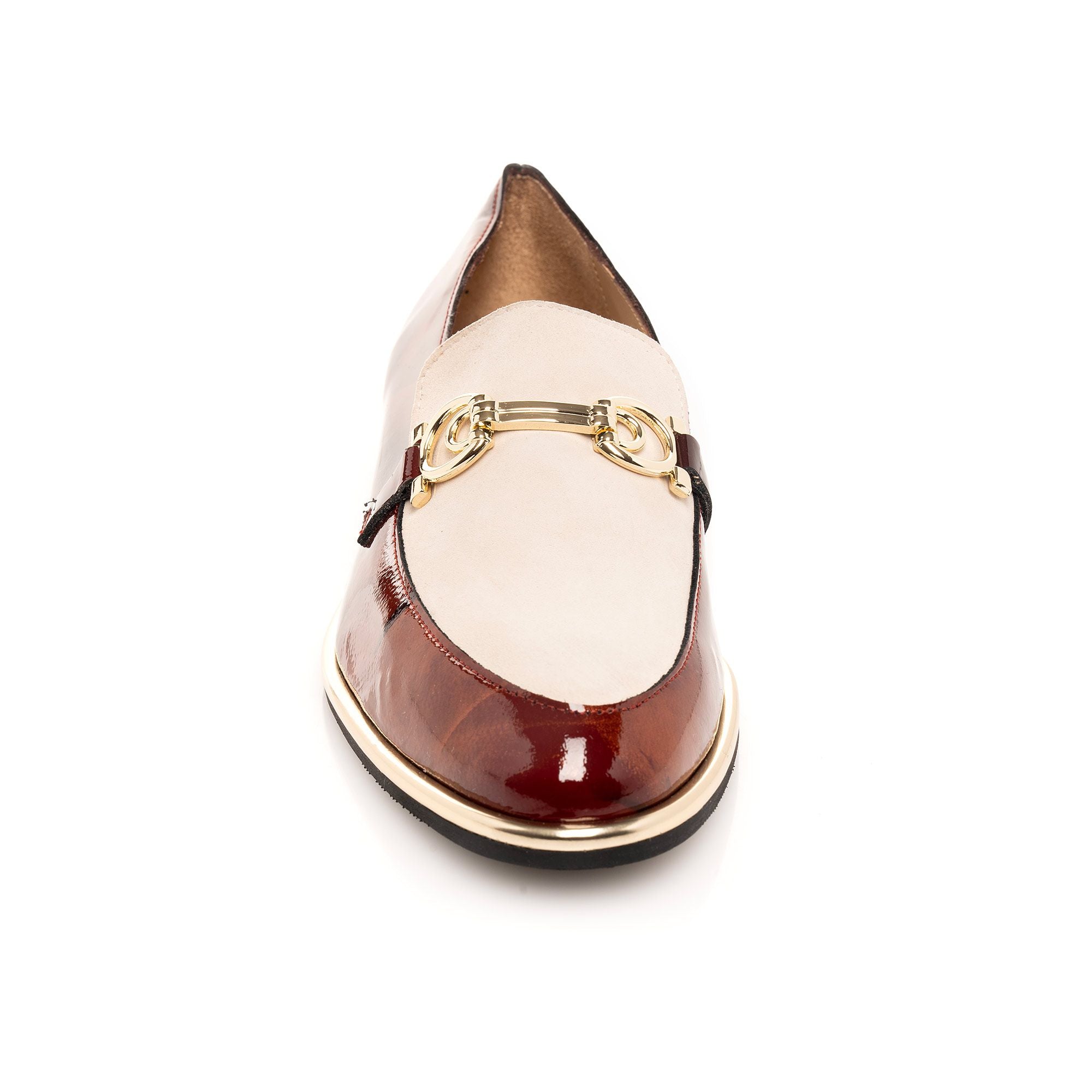 Cognac & Cream Loafer