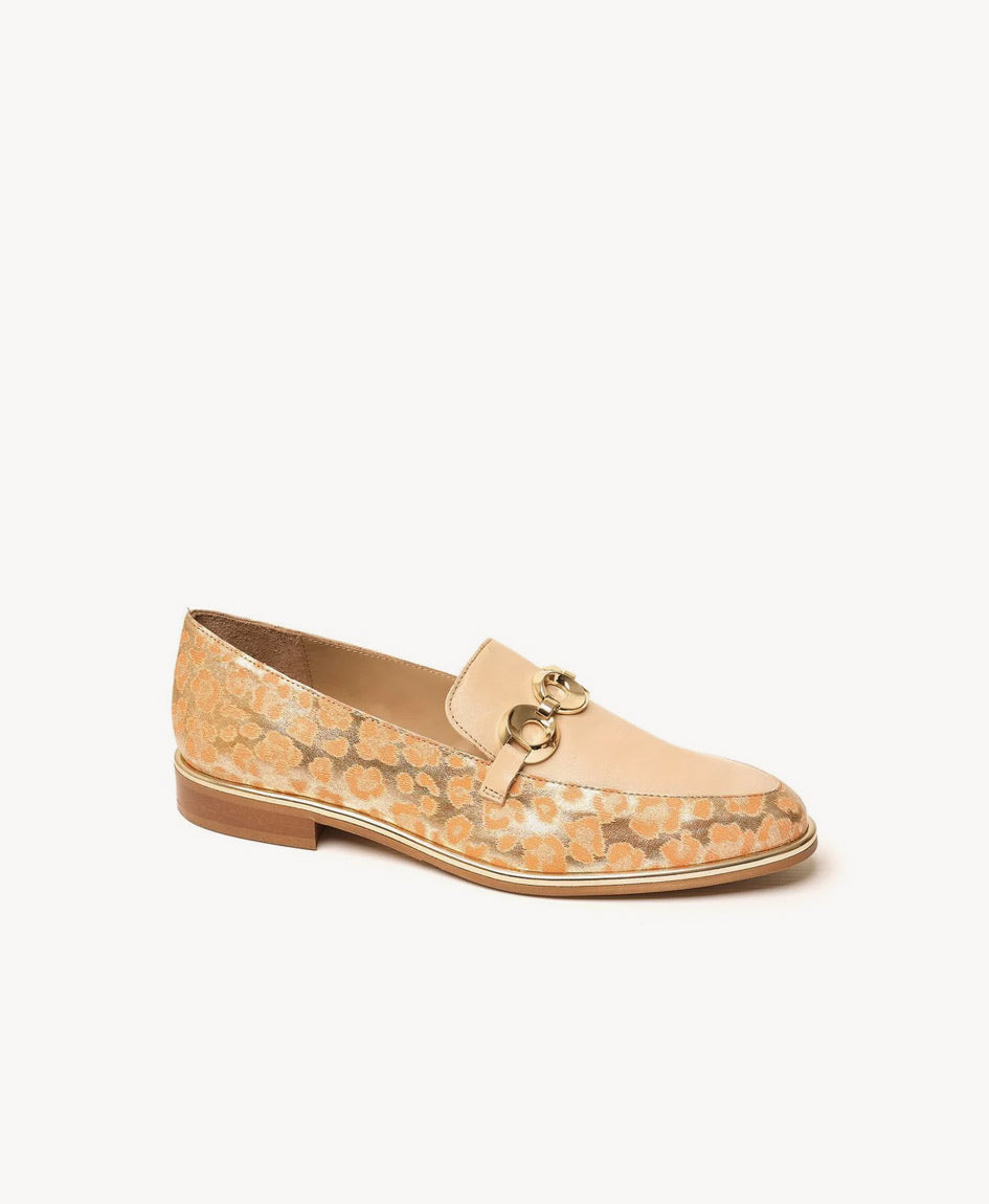 Golden Leopard Loafer