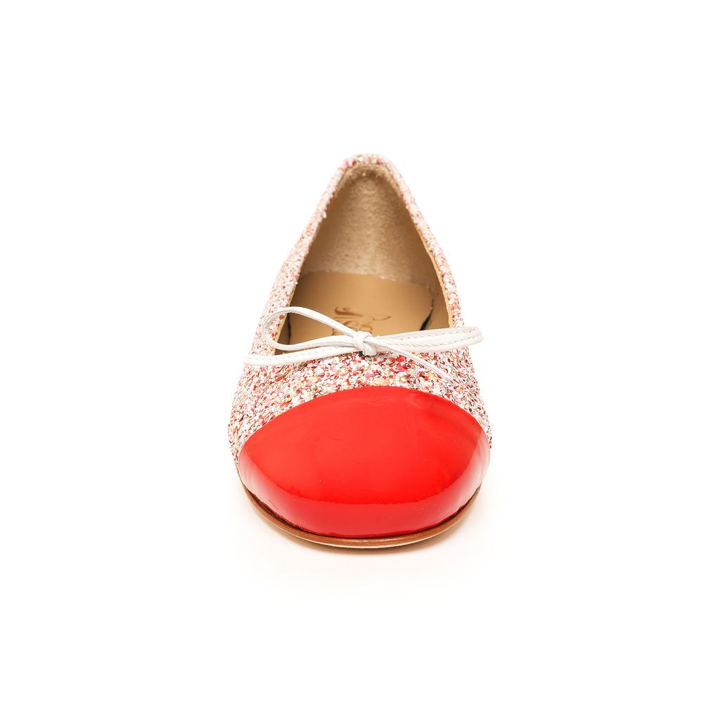 Sparkling Scarlet Ballet Pump
