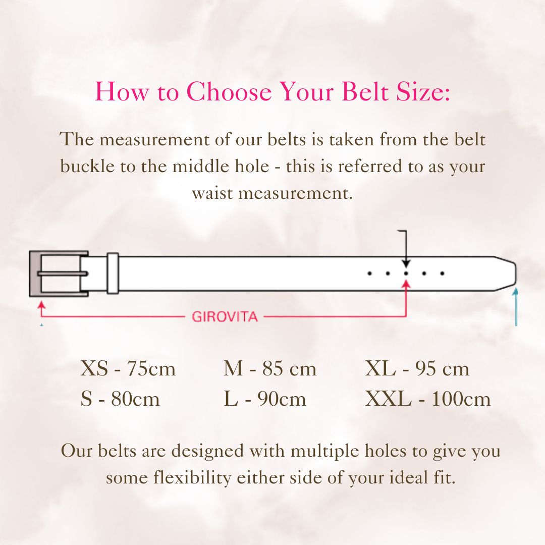 The Cara Belt ~ Pink Croc