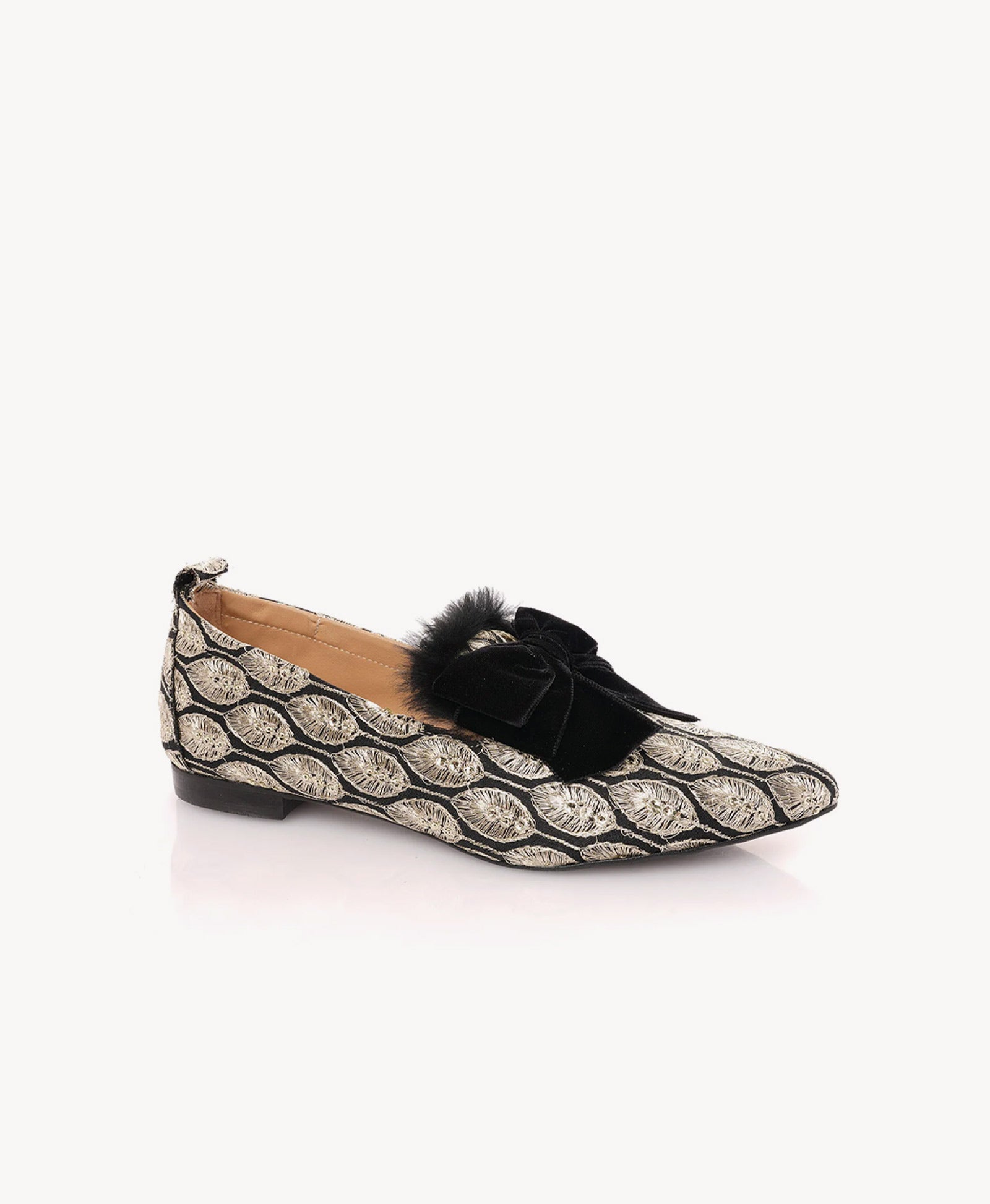 Gold Pointed Pump