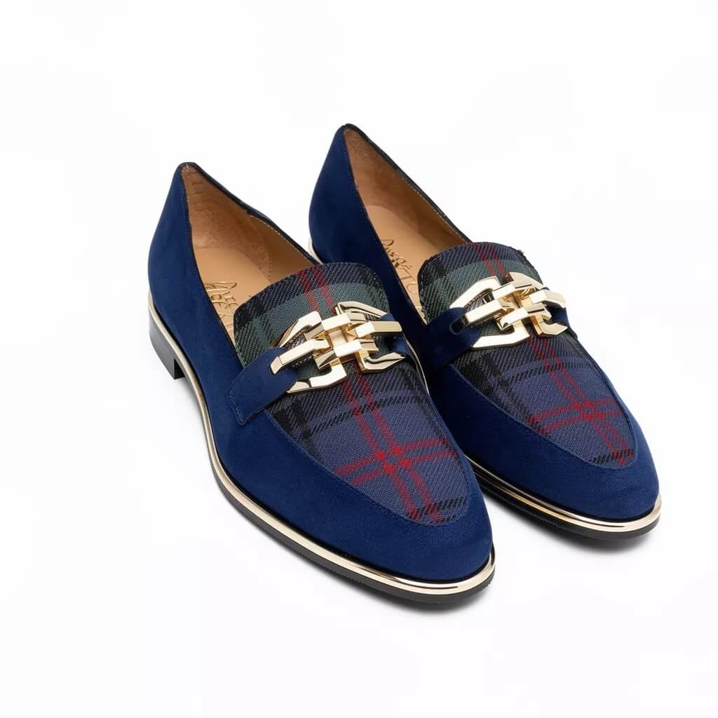 Limited Edition Navy Tartan Loafer