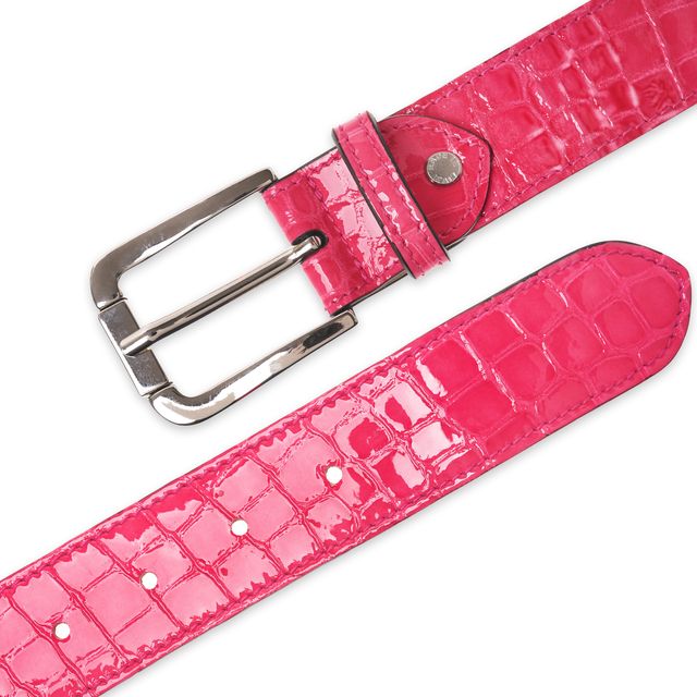 The Cara Belt ~ Pink Croc