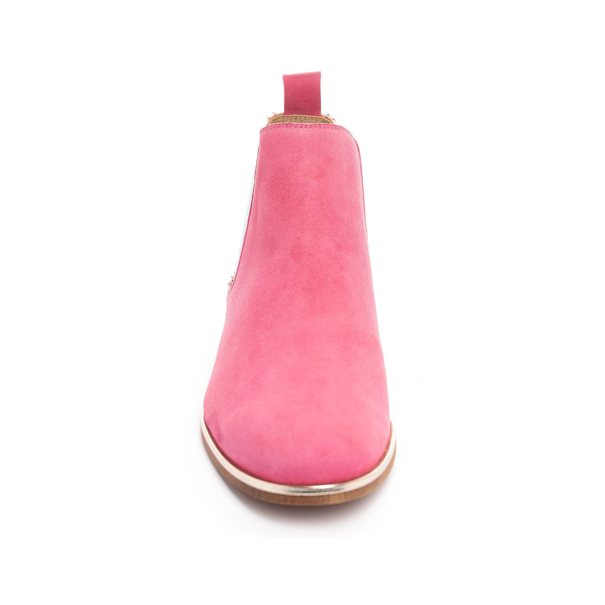 Pink Tweed Chelsea Boot