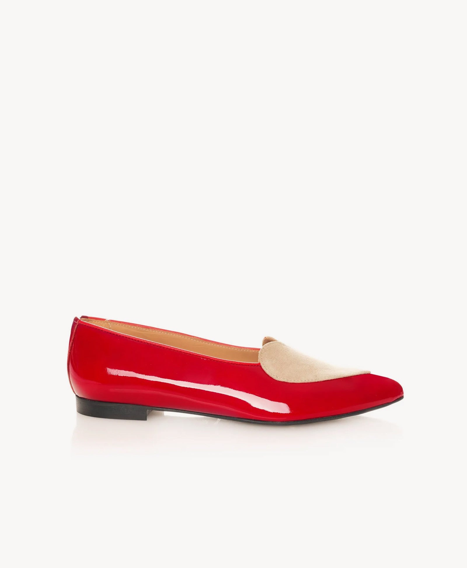 Red Patent Pointed Pump