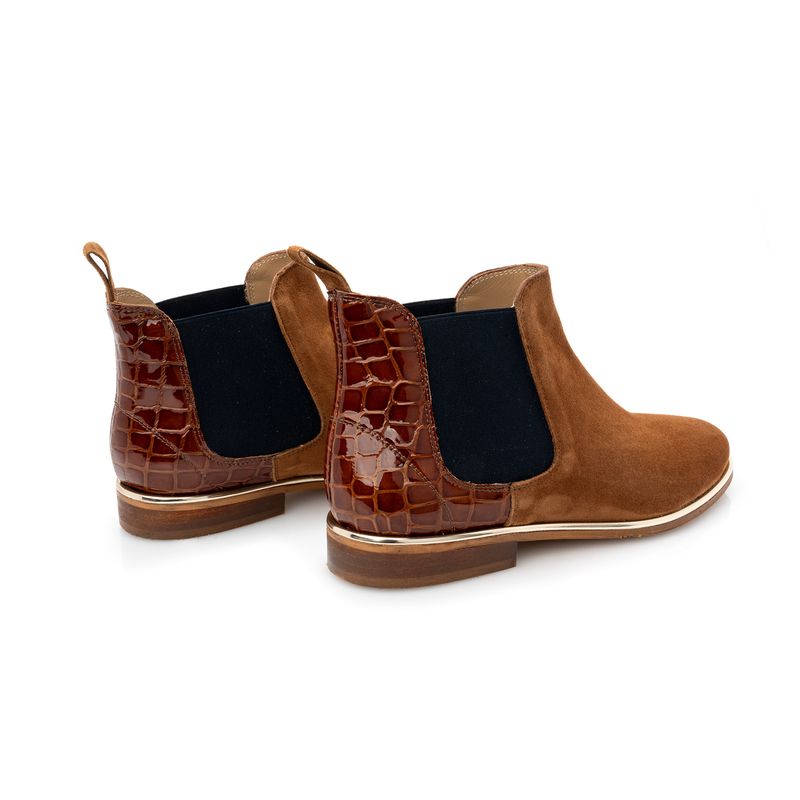 Tan & Navy Chelsea Boot