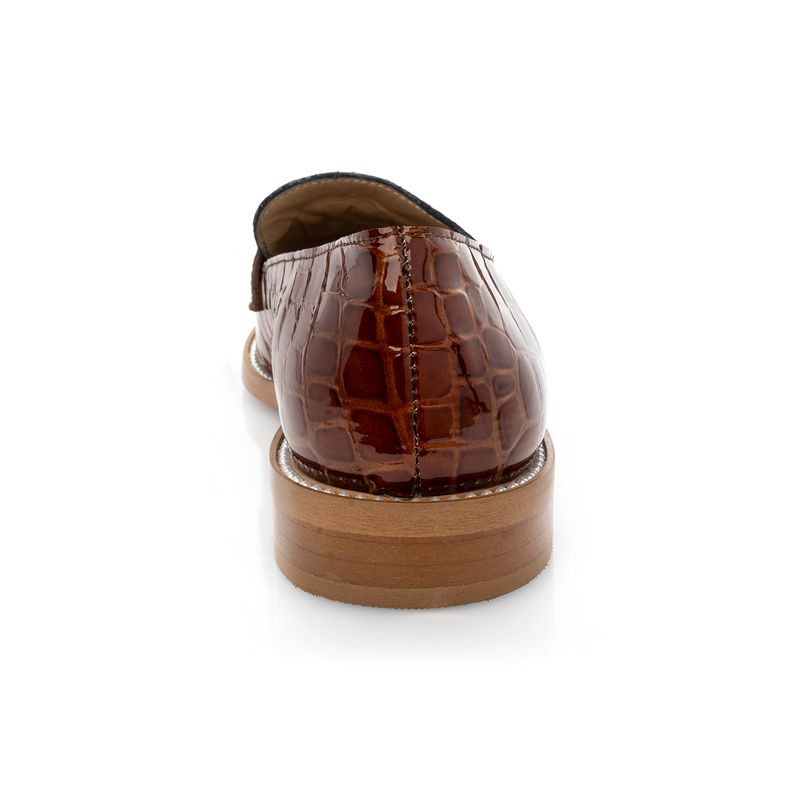 Tan & Navy Loafer