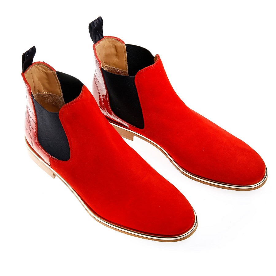 Red Chelsea Boot – As seen in Tatler – Nicola Sexton