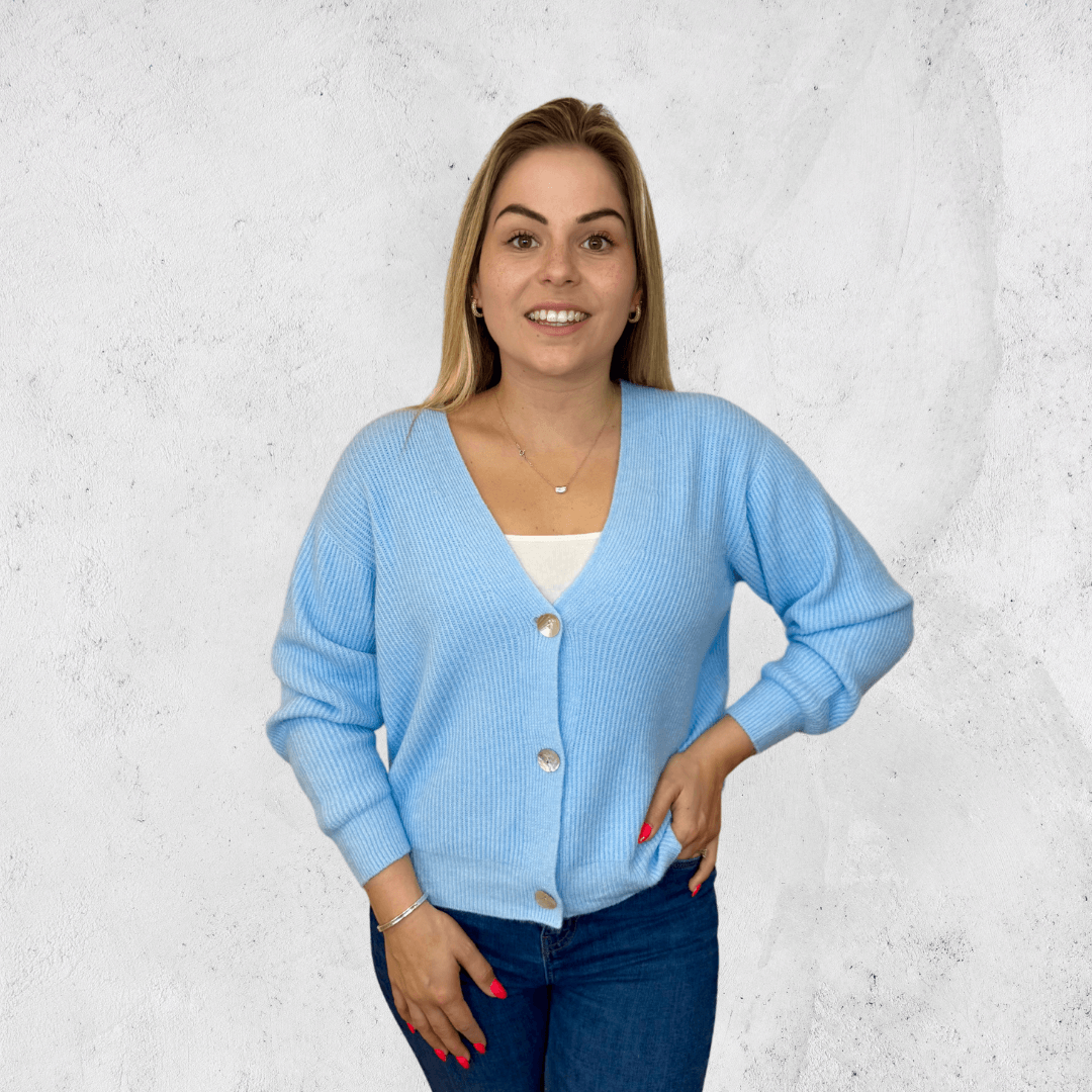 Blue Cardigan