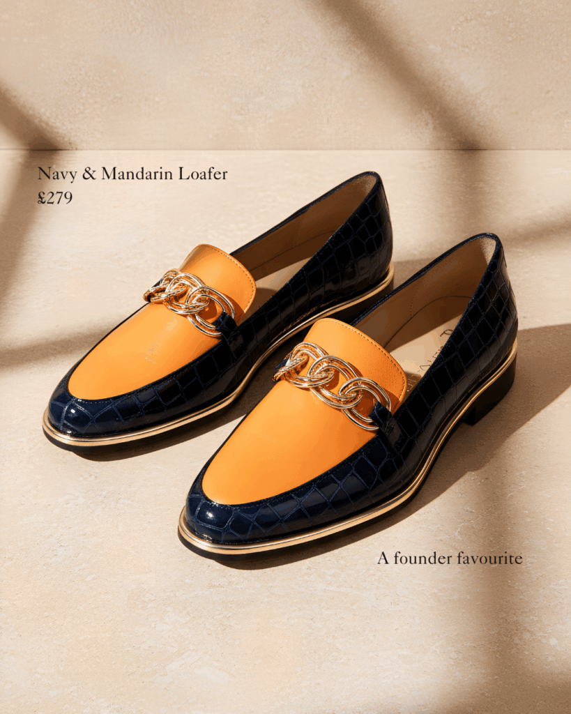ladies Italian leather loafers Nicola sexton